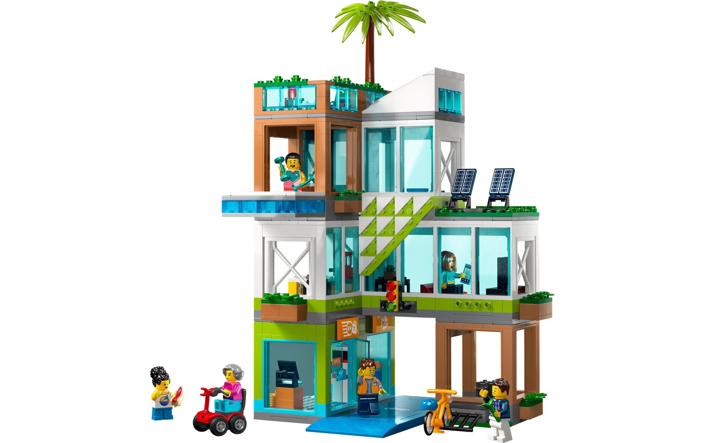 LEGO® Spielbausteine »City Appartementhaus 60365«, (688 St.)