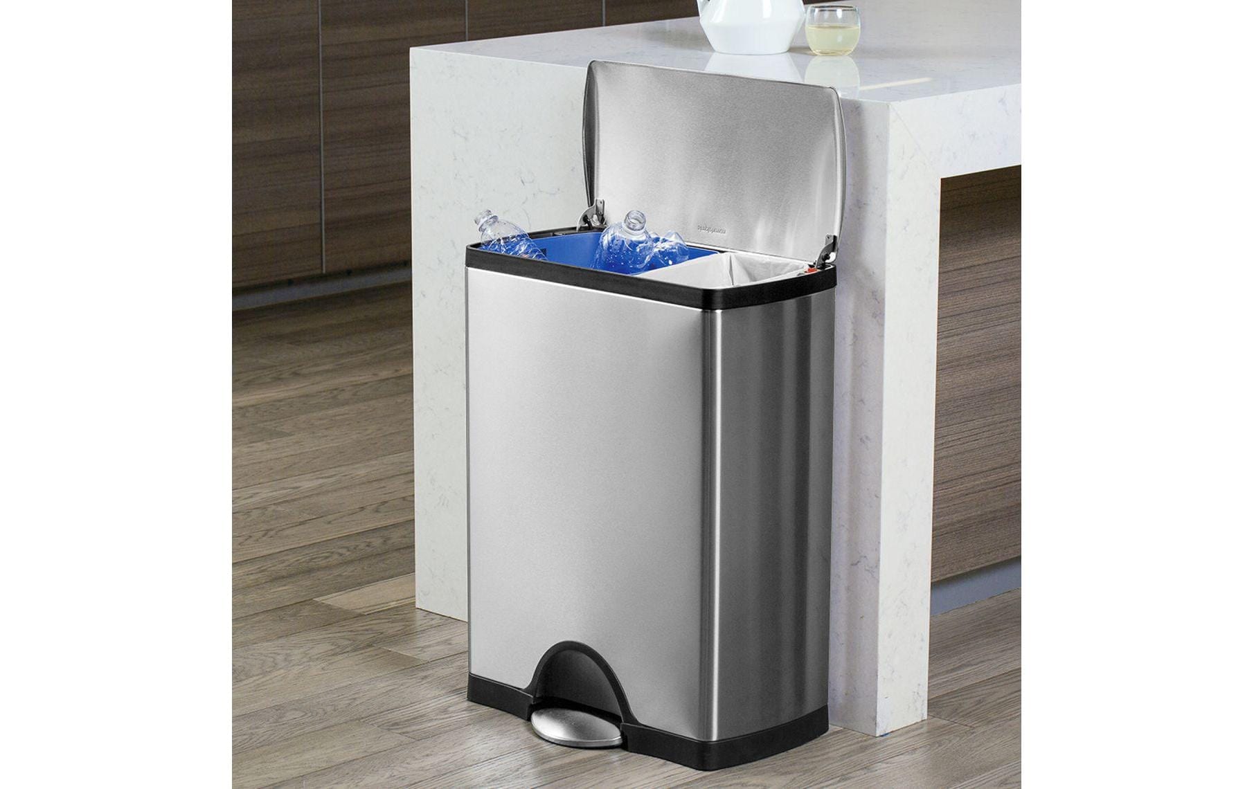 simplehuman Mülltrennsystem »rechteckiger Recycler 46L«