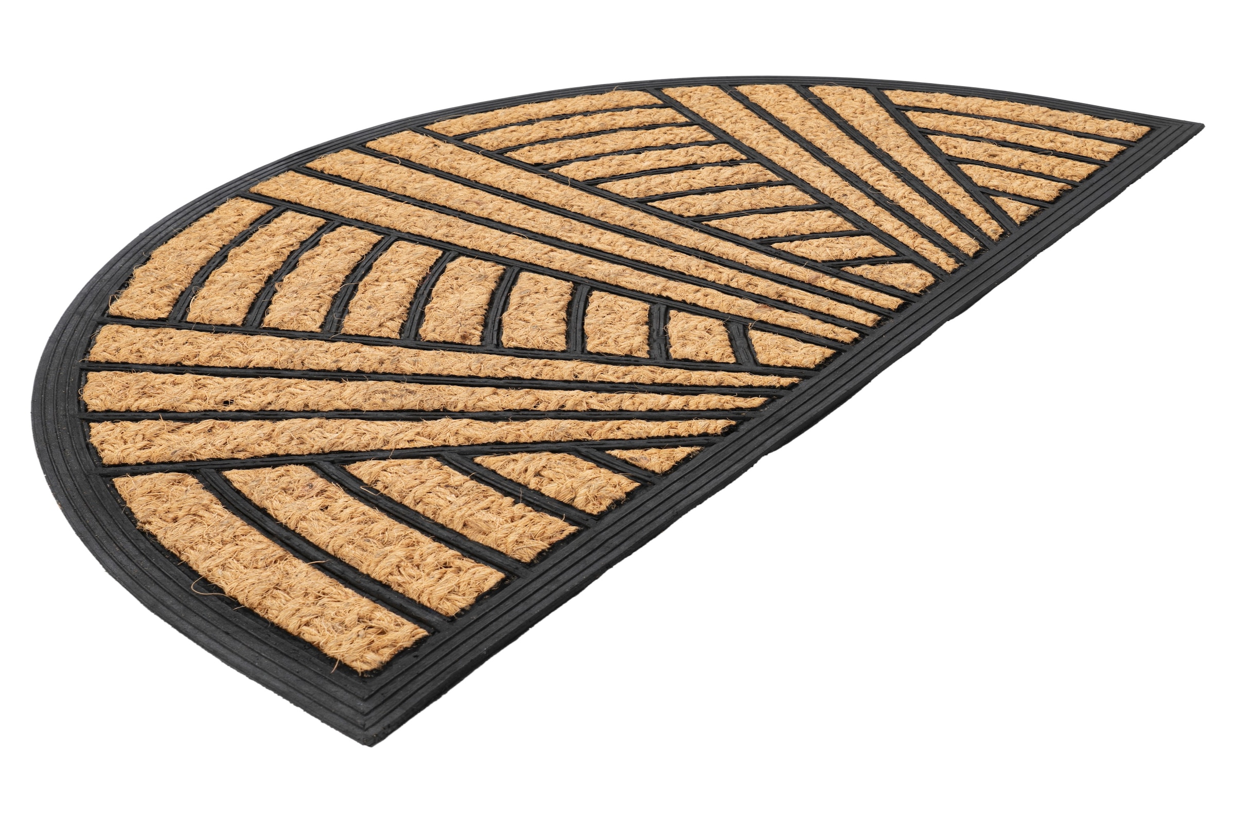 Kayoom Fussmatte »Style Step 125« halbrund 11 mm Höhe Türmatte, Eingang, Kokos