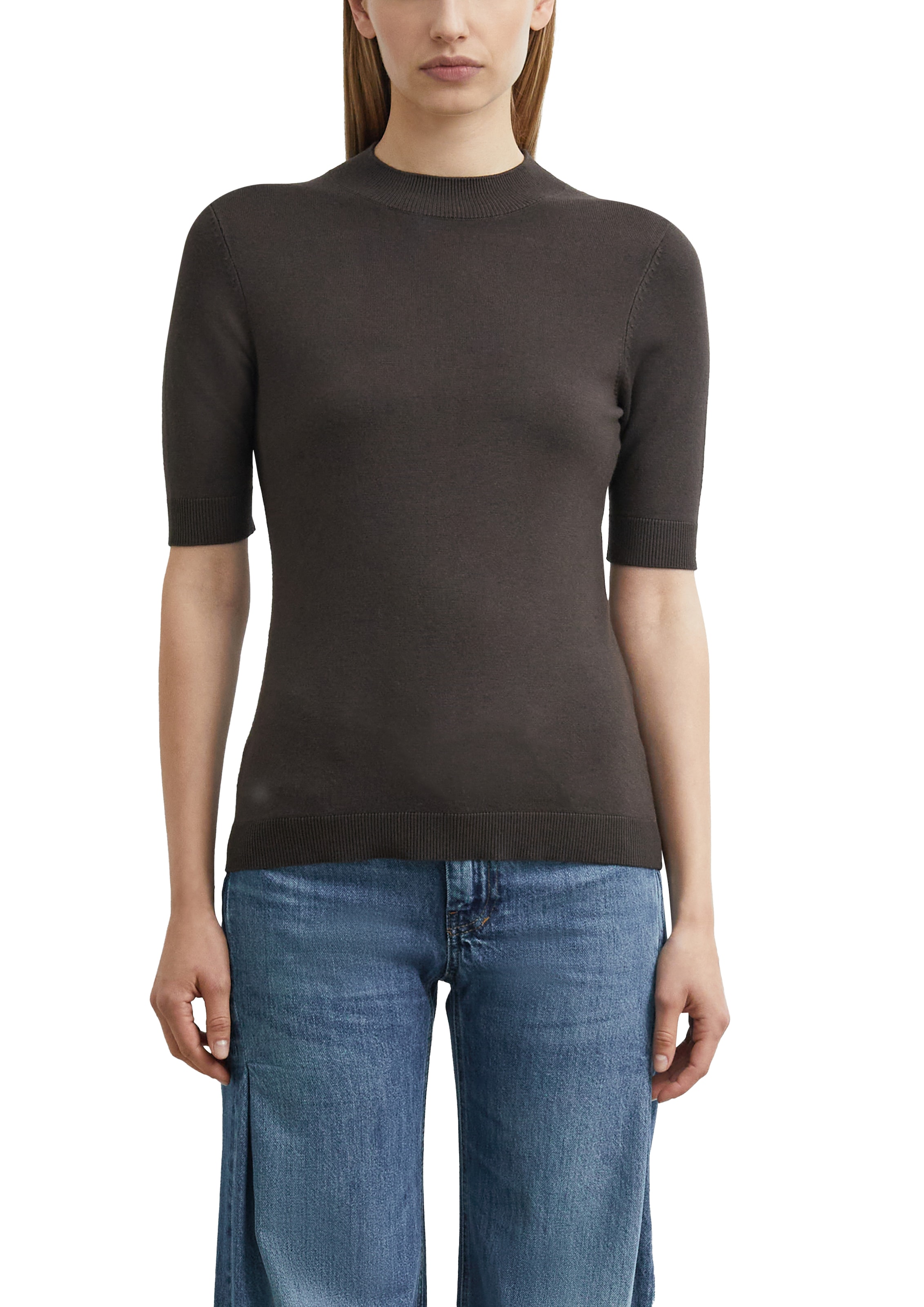 Image of Comma Kurzarmpullover aus Viskose-Mix