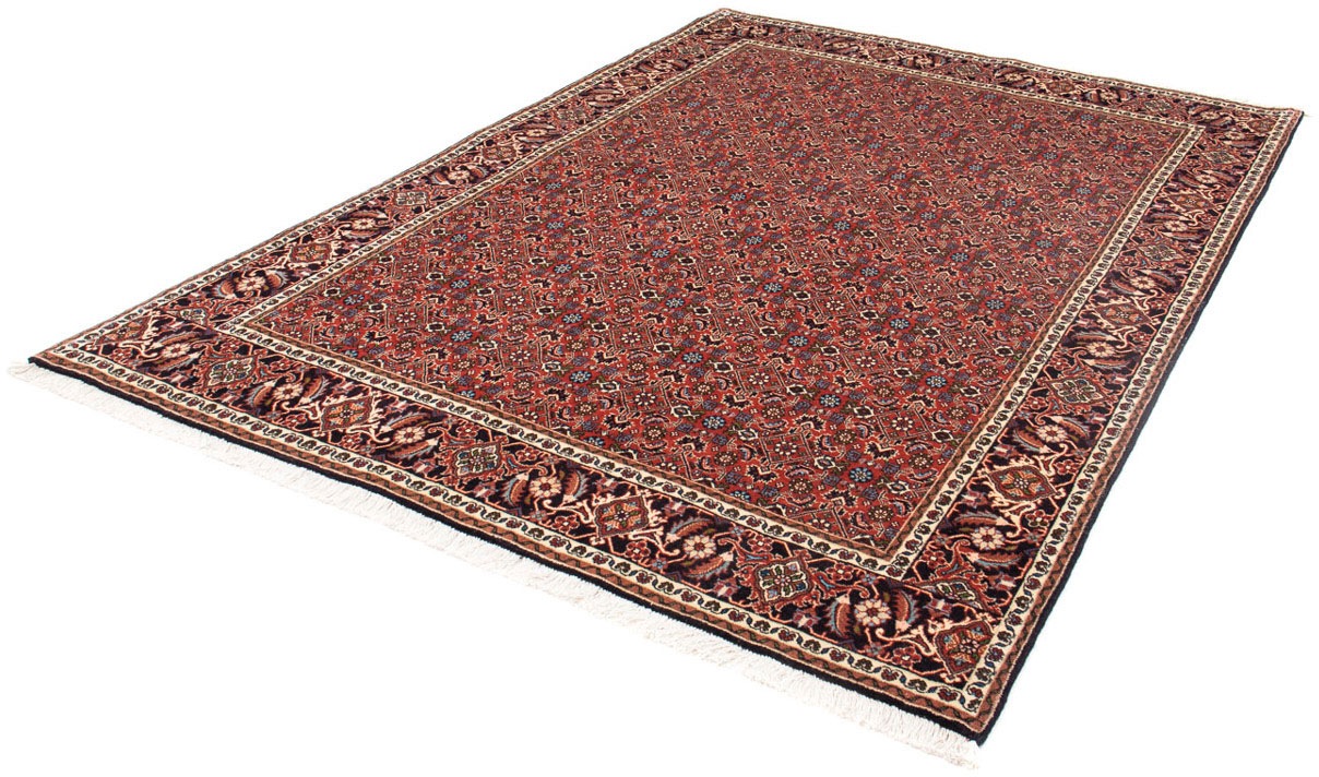 Image of morgenland Orientteppich »Perser - Bidjar - 246 x 172 cm - dunkelrot«, rechteckig, 15 mm Höhe, Wohnzimmer, Handgeknüpft, Einzelstück mit Zertifikat bei Ackermann Versand Schweiz