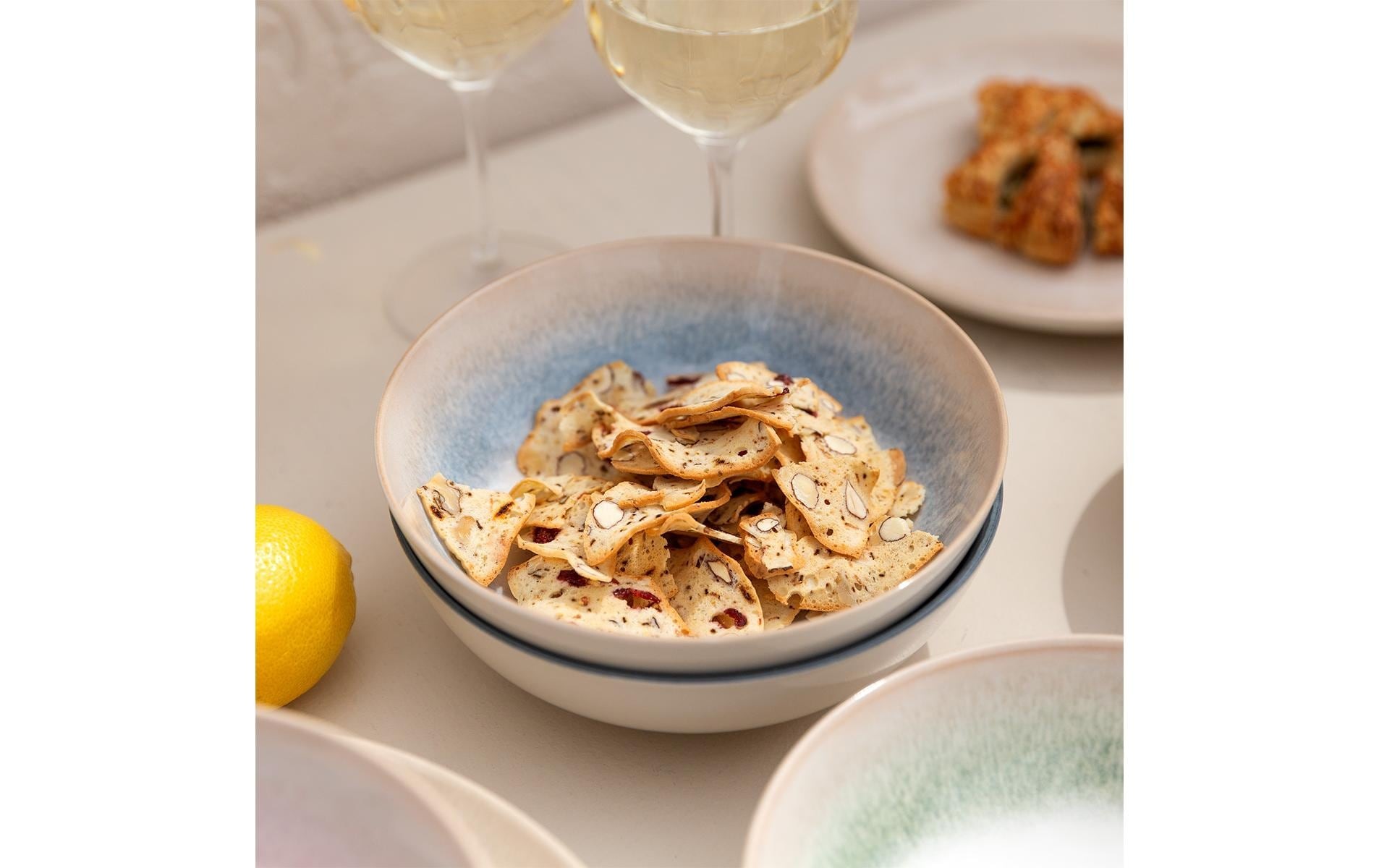   Dessertschale »Lunasol Elements Vulcano Sand la brise 4 Stück 18 cm« aus Steingut