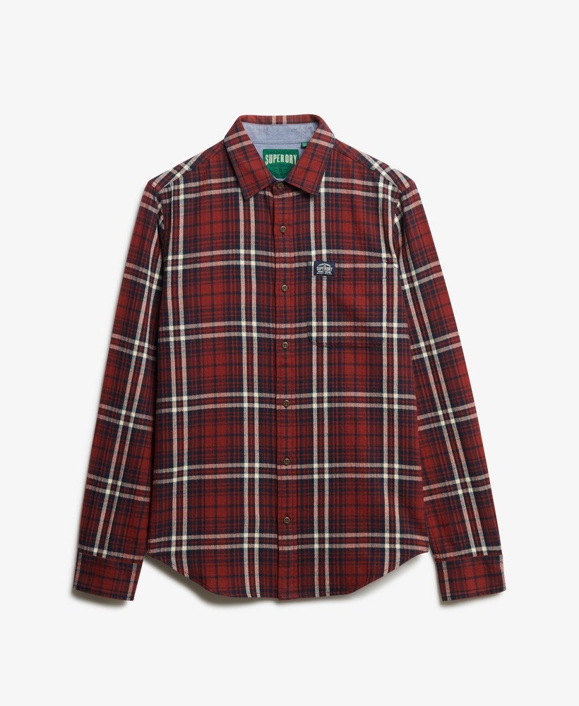 Image of Superdry Langarmhemd "L/S COTTON LUMBERJACK SHIRT" Regular Fit, aus Baumwolle, mit Knopfleiste, karierte Optik