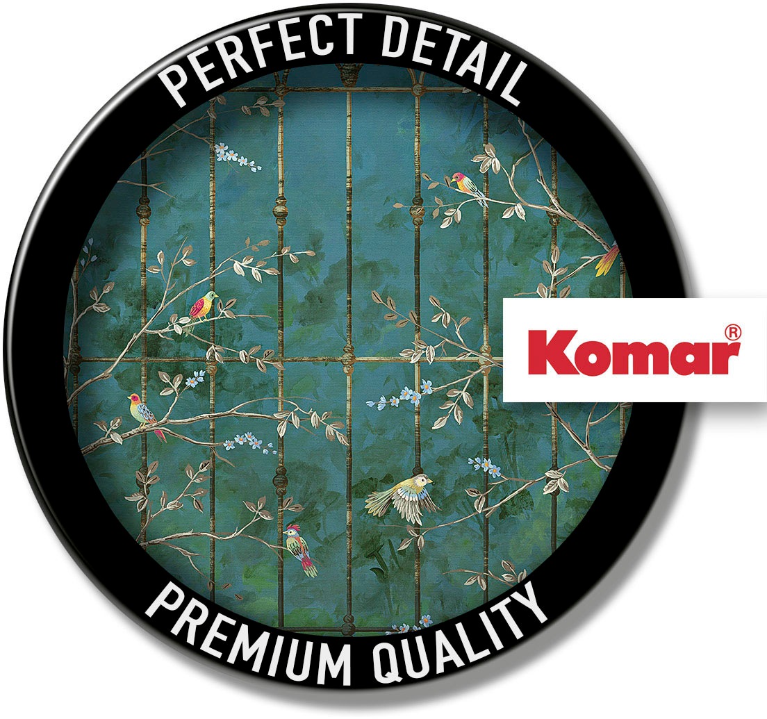 Komar Fototapete »Digitaldruck Vlies - Birdsong Breeze - Grösse 400 x 250 cm«, bedruckt, Wohnzimmer, Schlafzimmer