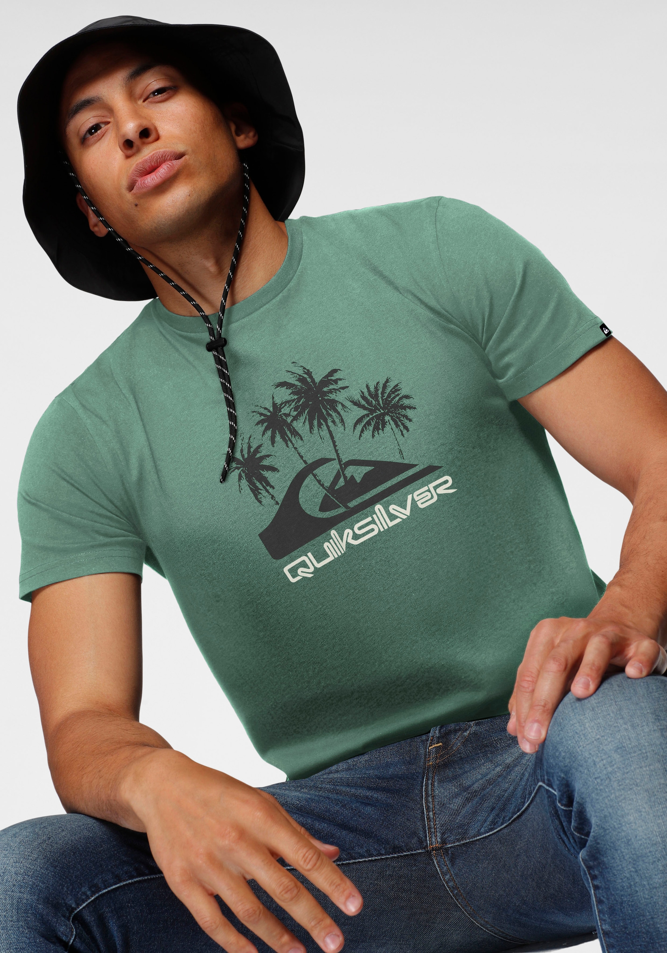 Quiksilver T-Shirt, (Packung, 2 tlg., 2er-Pack)