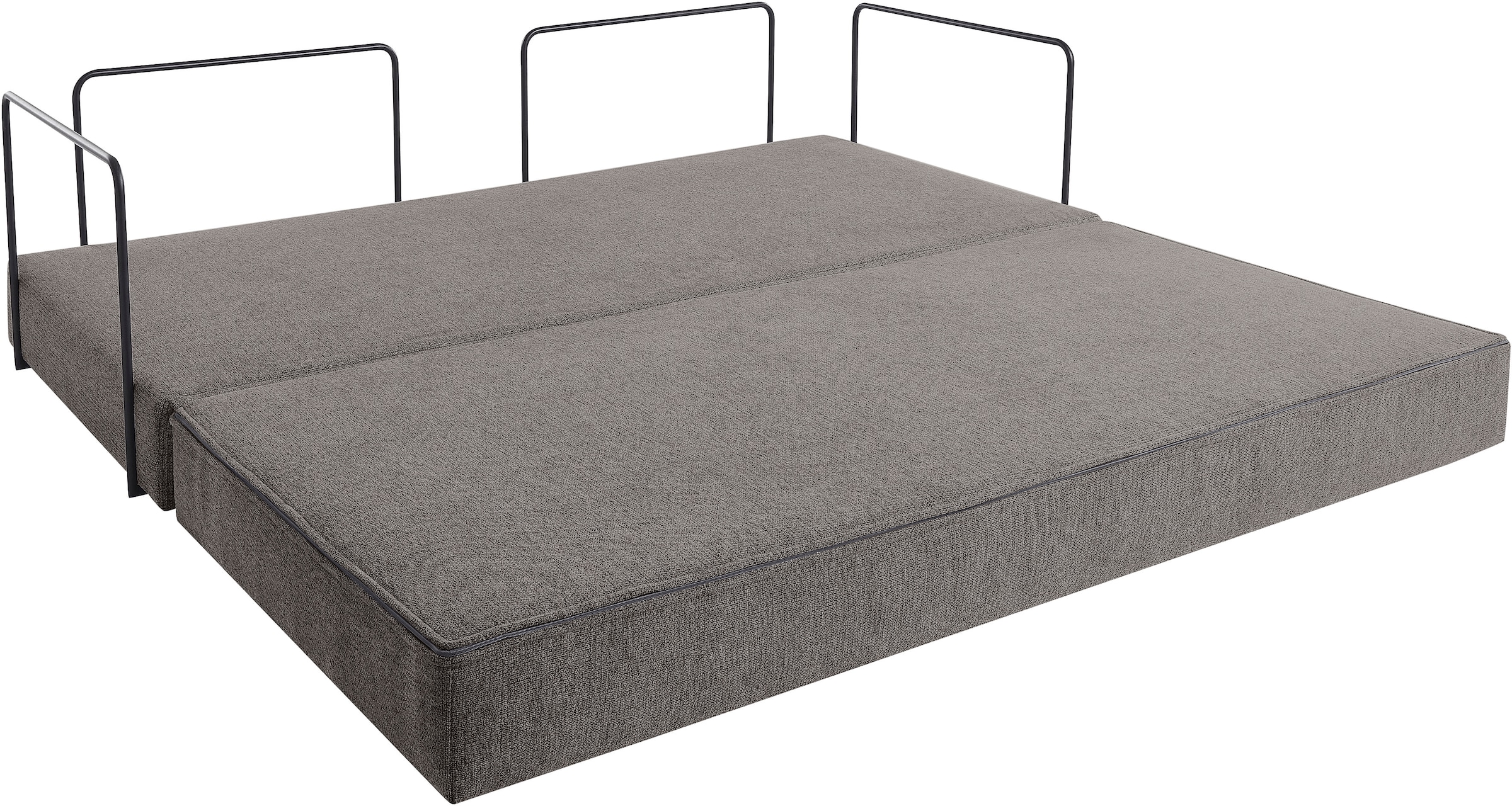 homsy by Ana Johnson Canapé-lit »Folda Dauerschläfer, B: 206 cm, Liegefl. 181x198 cm« avec fonction lit/sommeil, incl. 1 coussin décoratif, ressorts ensachés