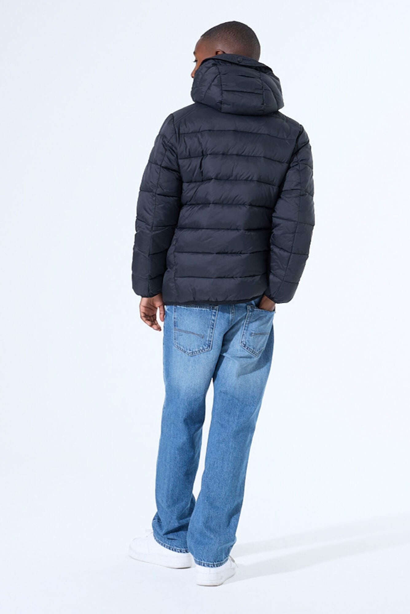 Garcia Steppjacke, mit Kapuze, mit Logo Stickerei for BOYS