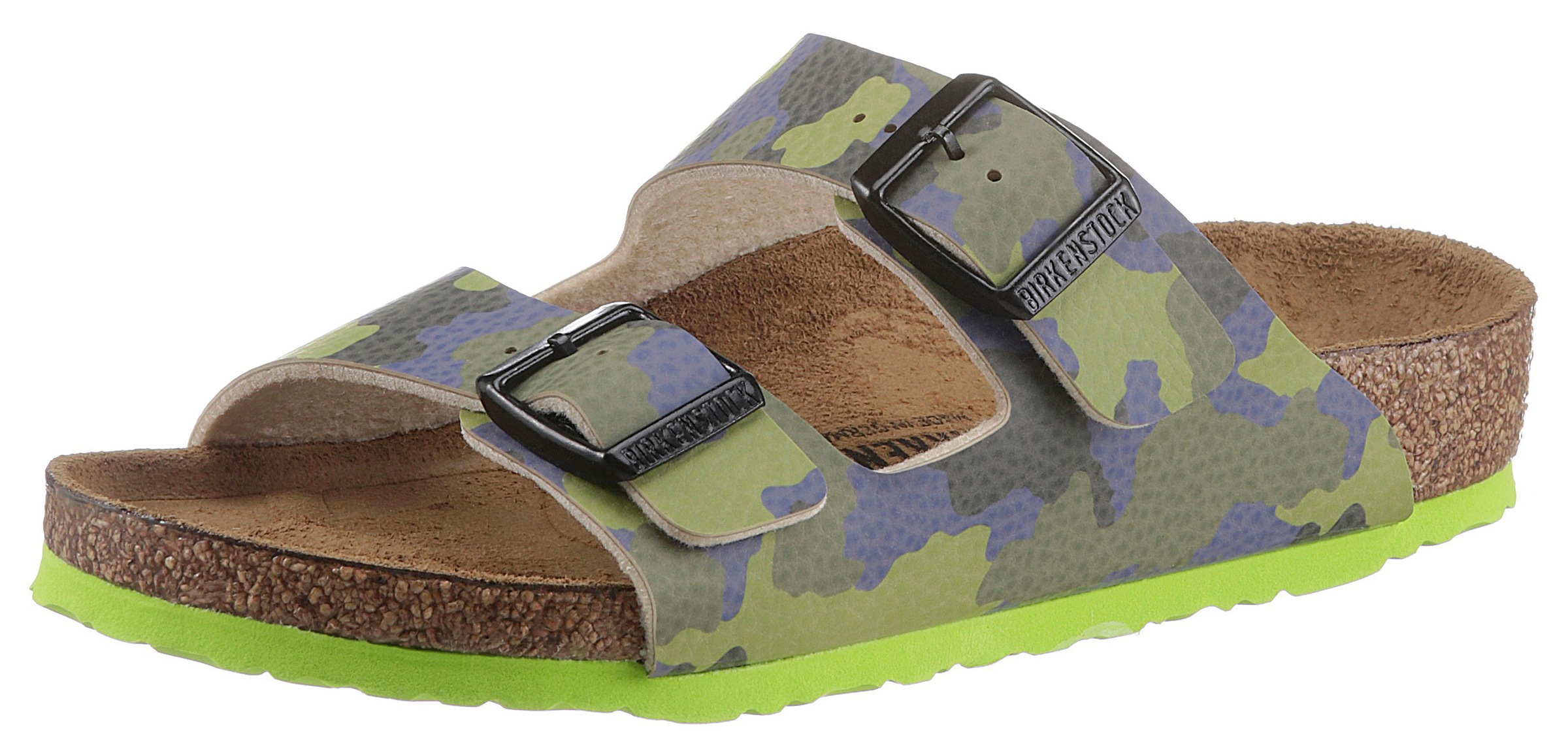 Image of Birkenstock Pantolette »Arizona Kids desert soil camo«, mit zwei verstellbaren Schnallen bei Ackermann Versand Schweiz