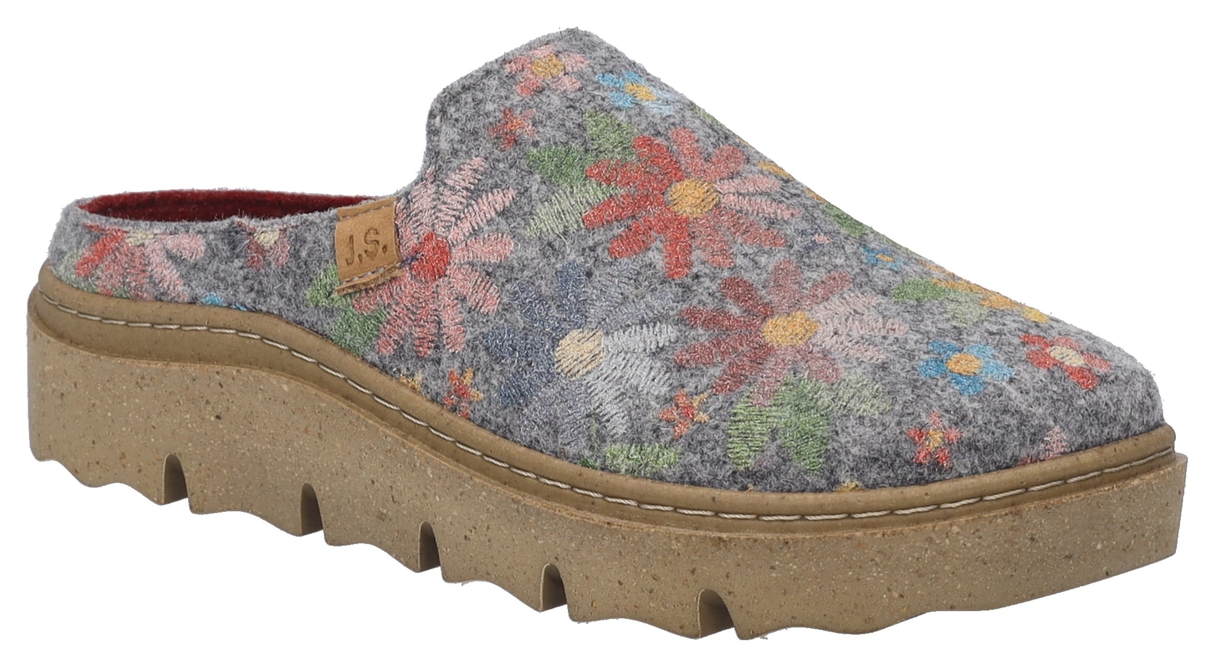 Image of Josef Seibel Hausschuh "Charmaux 01" Pantoffel, Slipper mit modischer Plateausohle, Weite G (=weit)