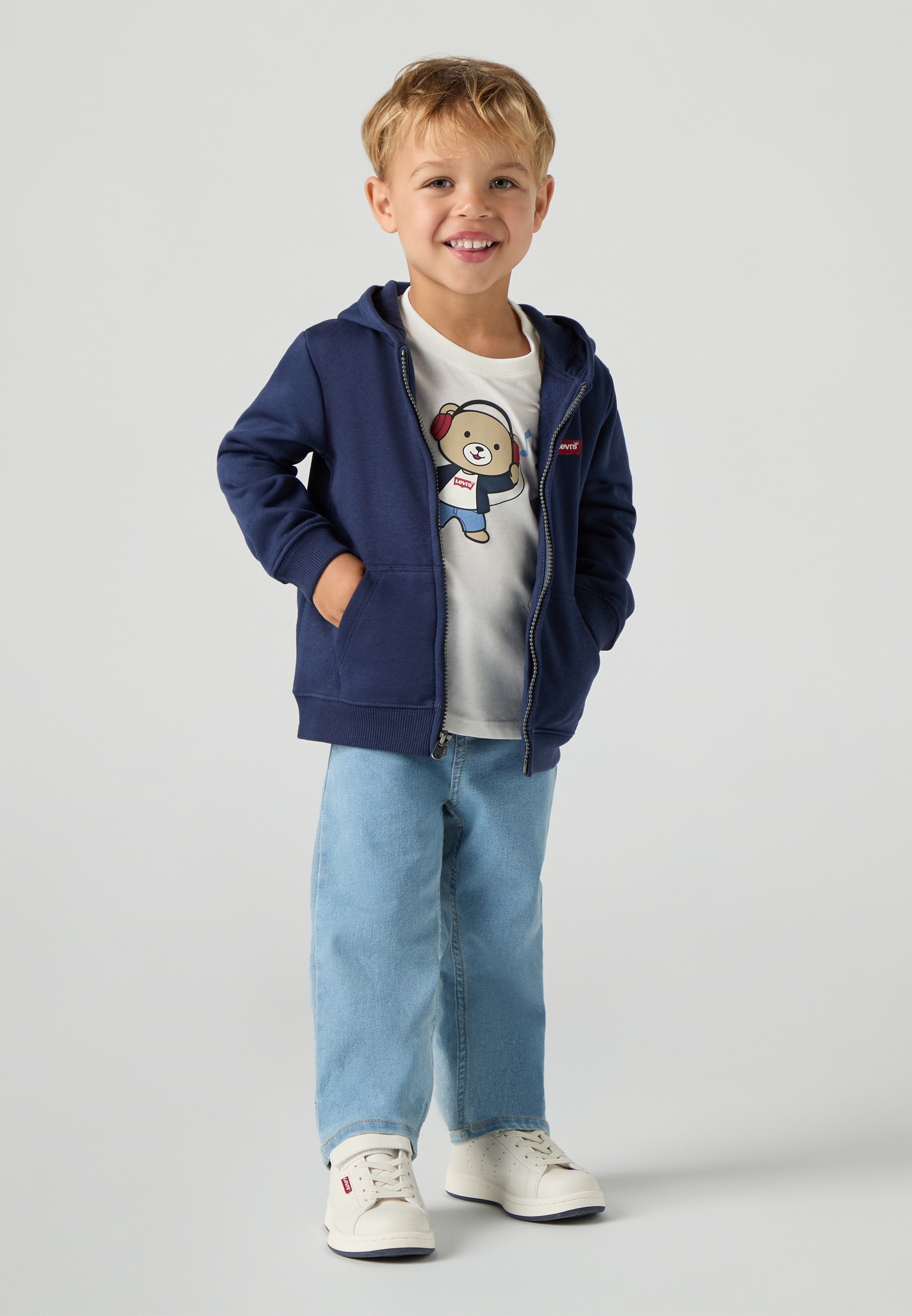 Levi's® Kids Body & Hose »LVB 3PC FULL ZIP HOODIE SET« Set, 3 & Sweatjacke - for Boys