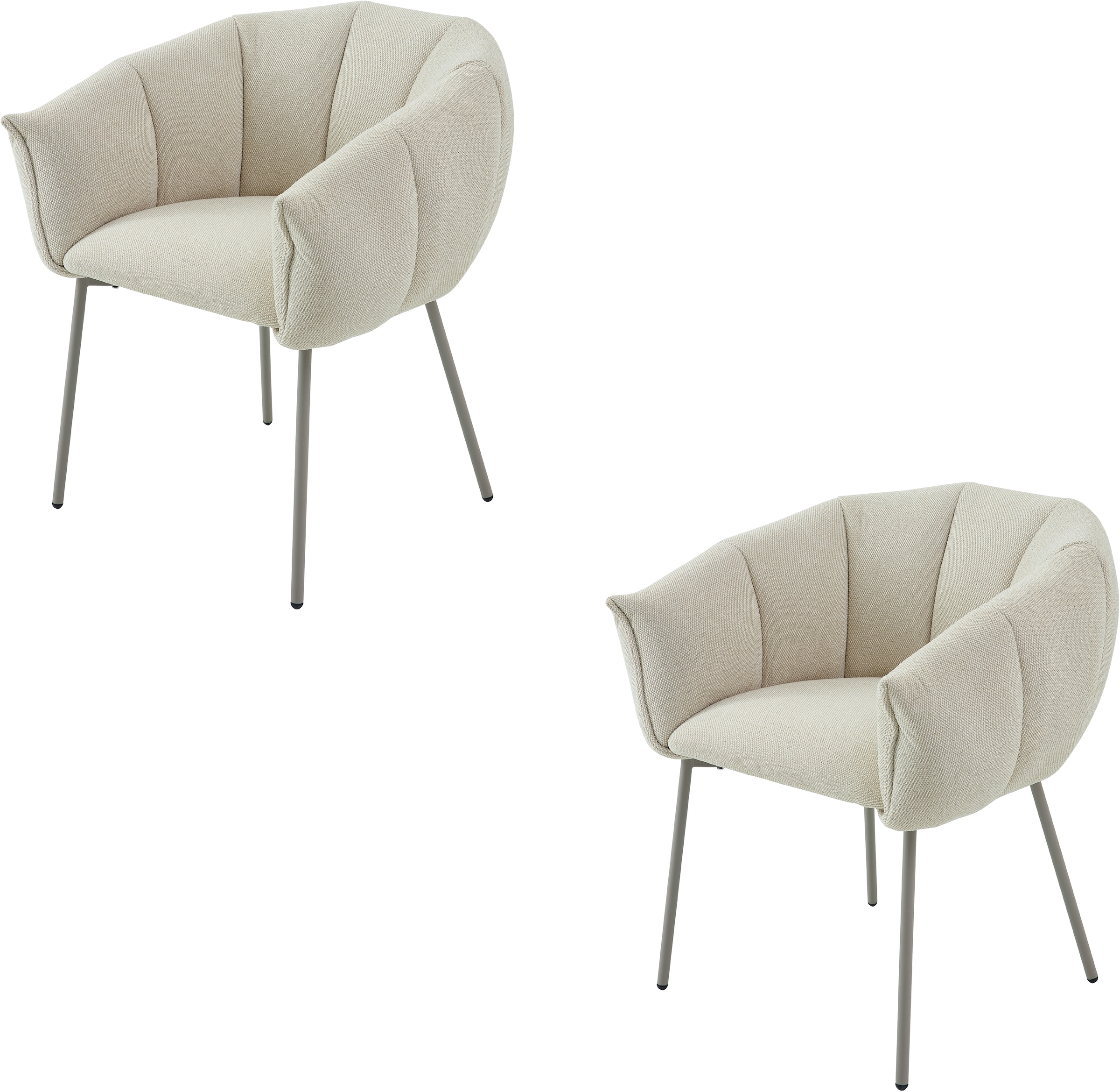 Image of Stolkom Armlehnstuhl "Pina BxHxT 70x78x63 cm" (Set) 2 Stk.Breite 70cm, Metallgestell