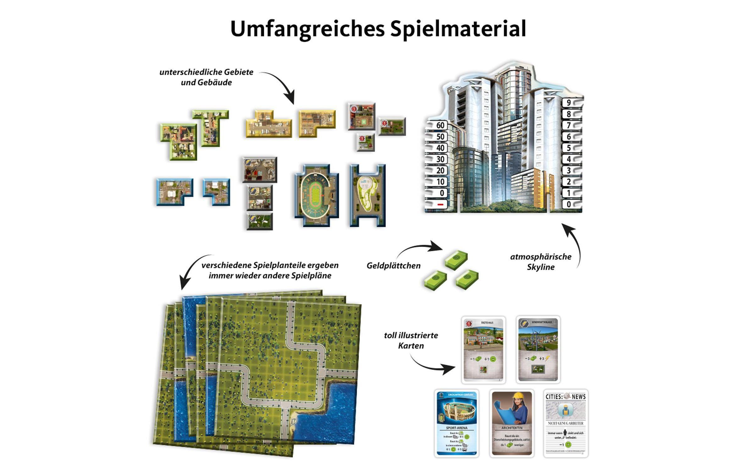 Kosmos Spiel »Cities Skylines: Das Brettspiel«