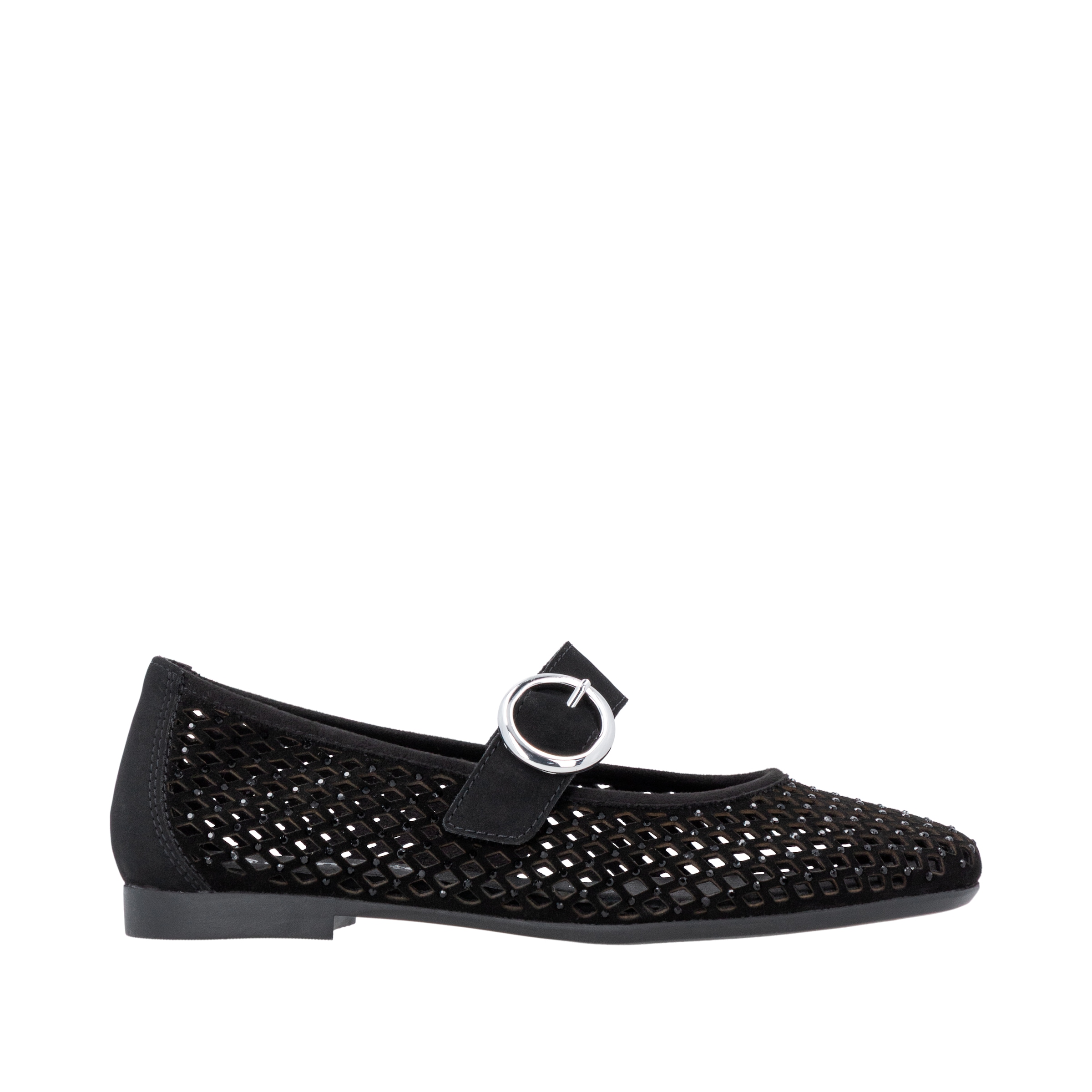 Remonte Ballerines à lanières  mocassins, chaussures d'été avec strass et fermeture velcro
