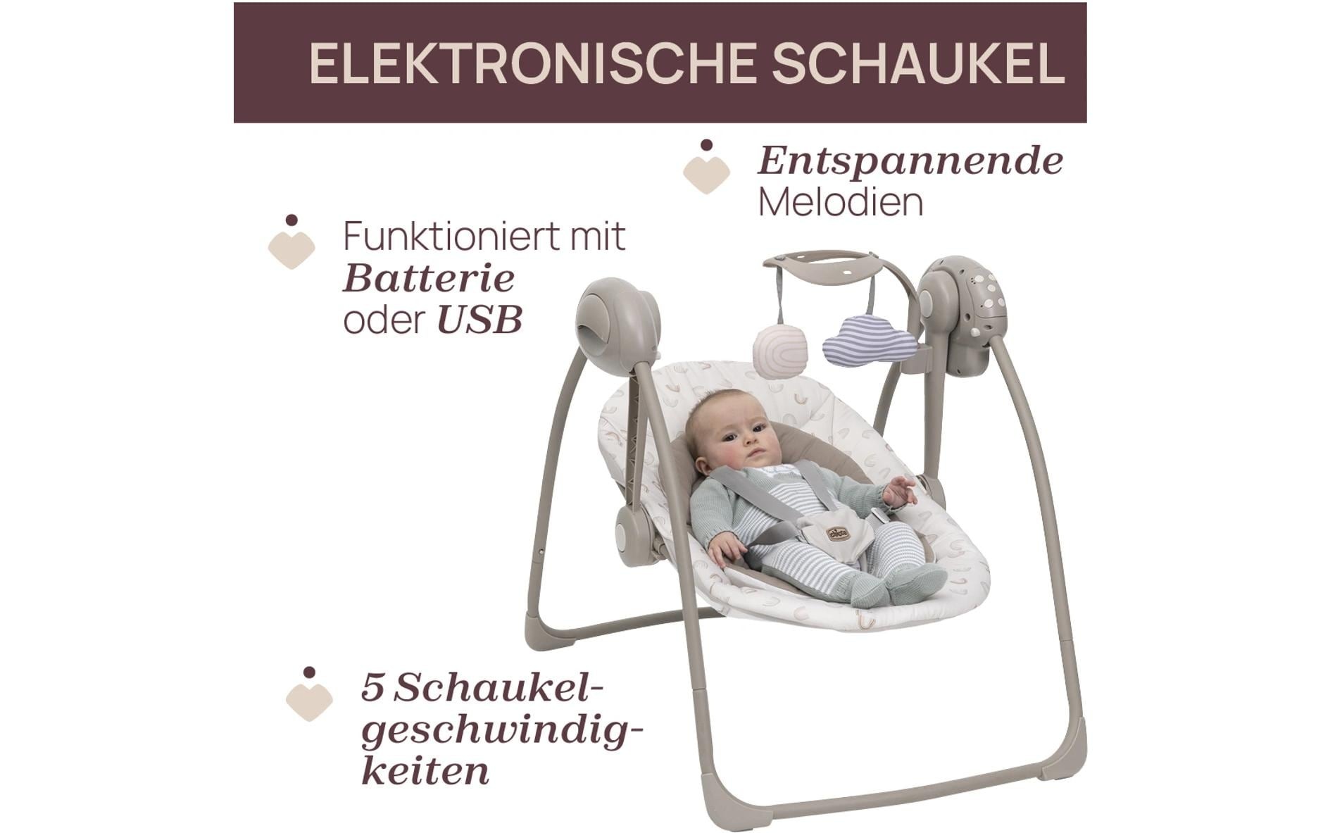 Chicco Balançoire bébé »Swing & Play« bis 9 kilos