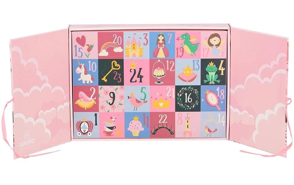   Calendrier de l'Avent »Adventskalender Socken Kinder, Prinzessin, 31-36«