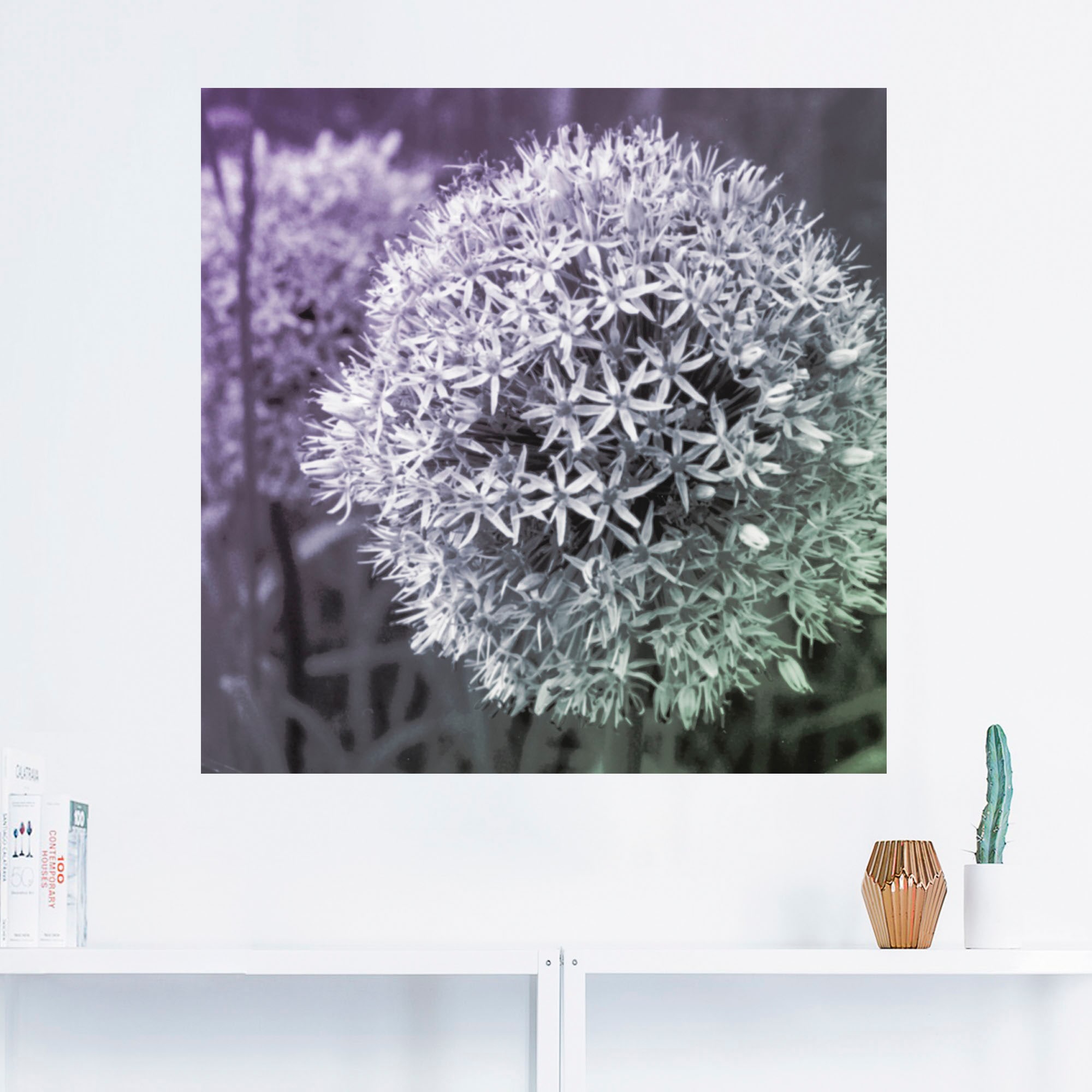 Artland Wandbild »Lila Sensation I«, Blumen, (1 St.), als Alubild, Outdoorbild, Leinwandbild, Poster, Wandaufkleber