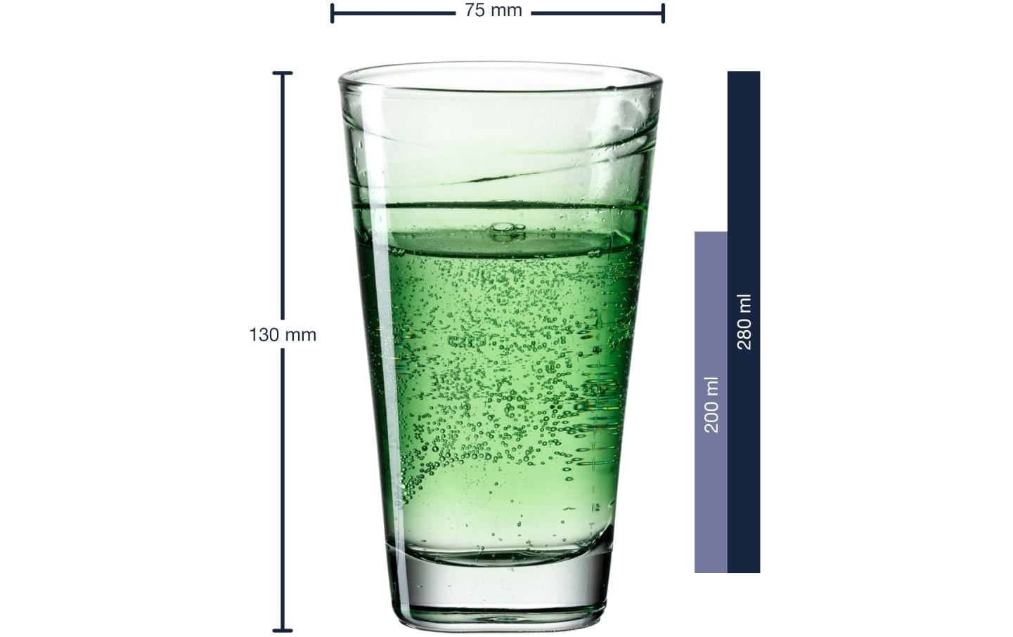 LEONARDO Glas »Vario Struttura, 280ml«, (6 tlg.)