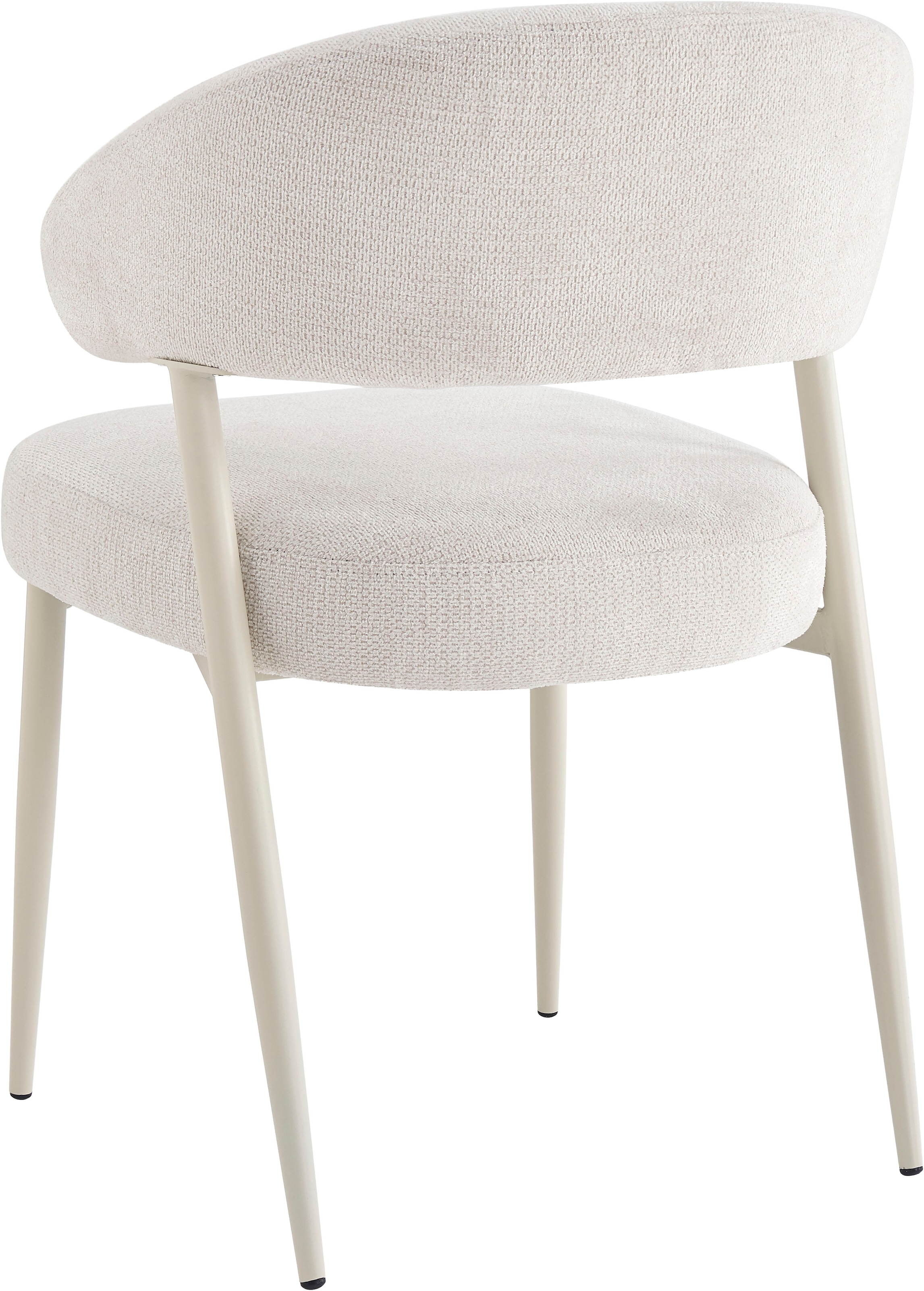 HELA Chaise à 4 pieds »GUARDA« () 1 cuis4-Fuss, Gestell Perlweiss, Komfortsitz mit Federkorb