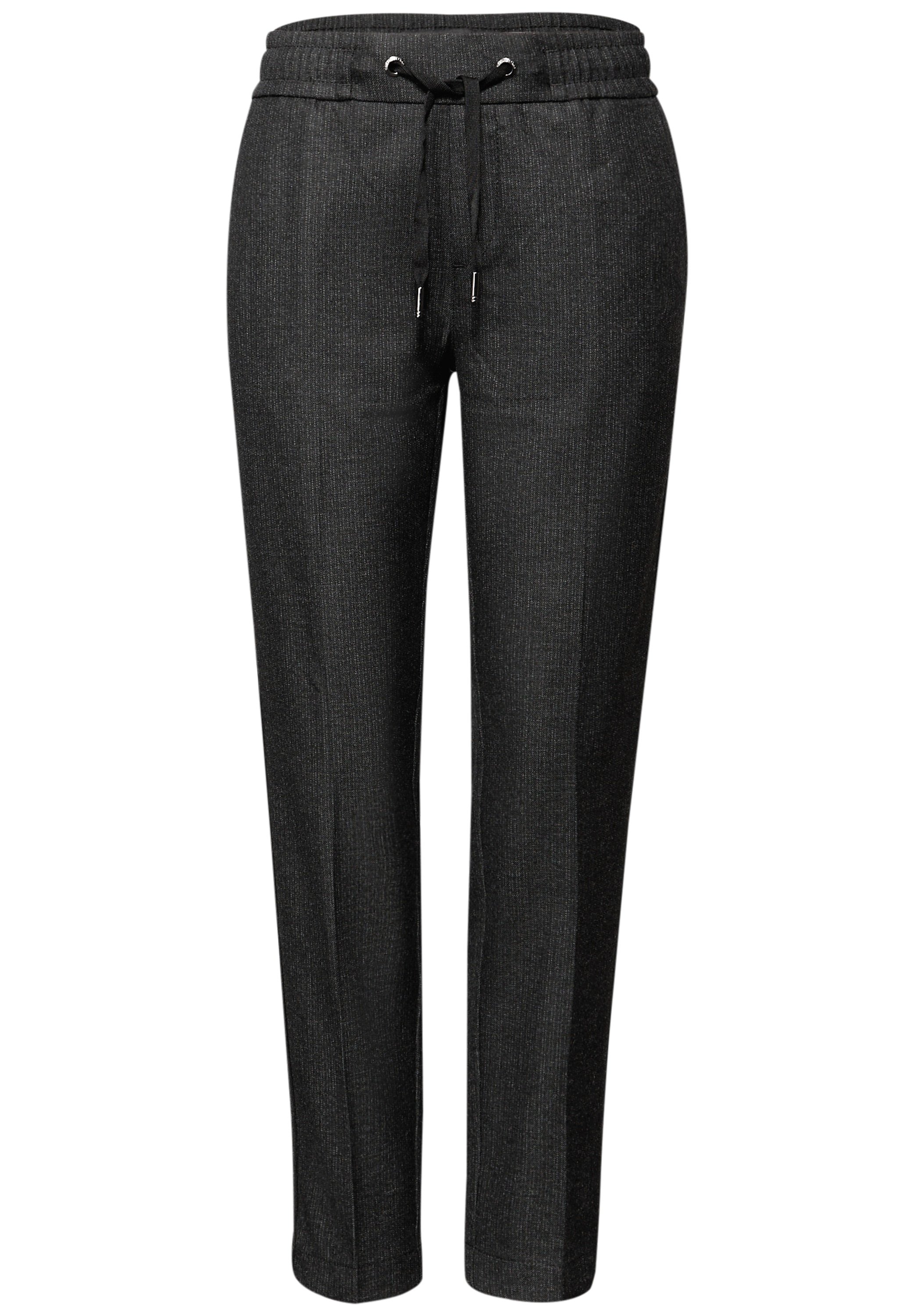 STREET ONE Schlupfhose »Style Bonny«  mit Tape im Leder-Look