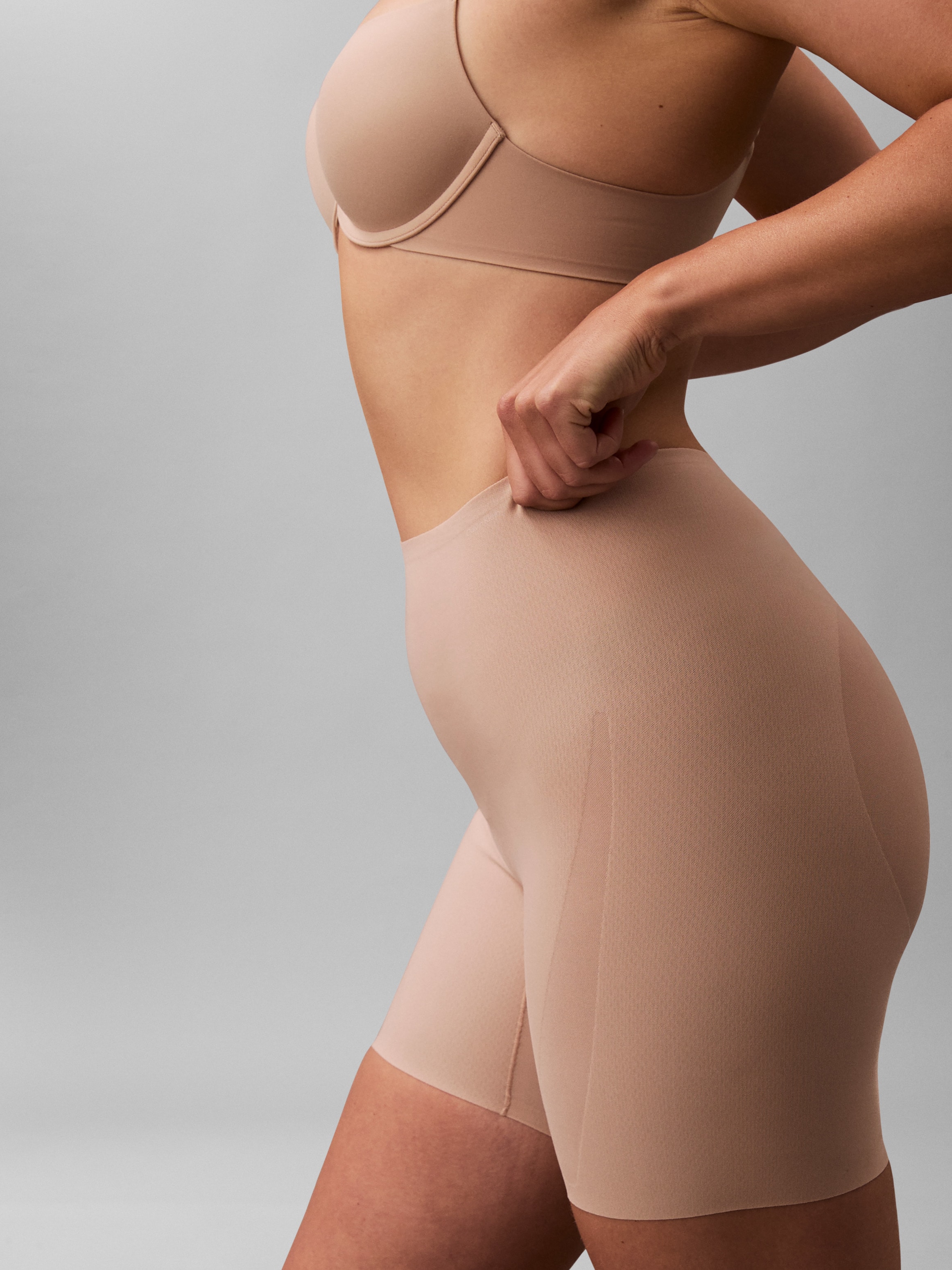 Calvin Klein Underwear Culotte moulante »SCULPT FIRM THIGH SLIMMER SHORT« mit Mesh-Einsätzen, shapewear