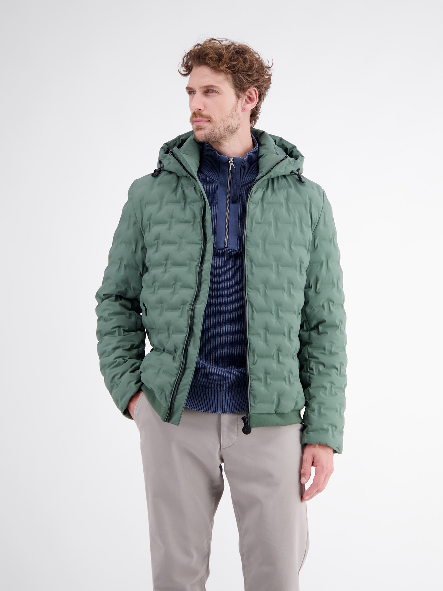 Image of LERROS Steppjacke "Wärmende Funktions-Steppjacke mit abnehmbarer Kapuze" mit Kapuze