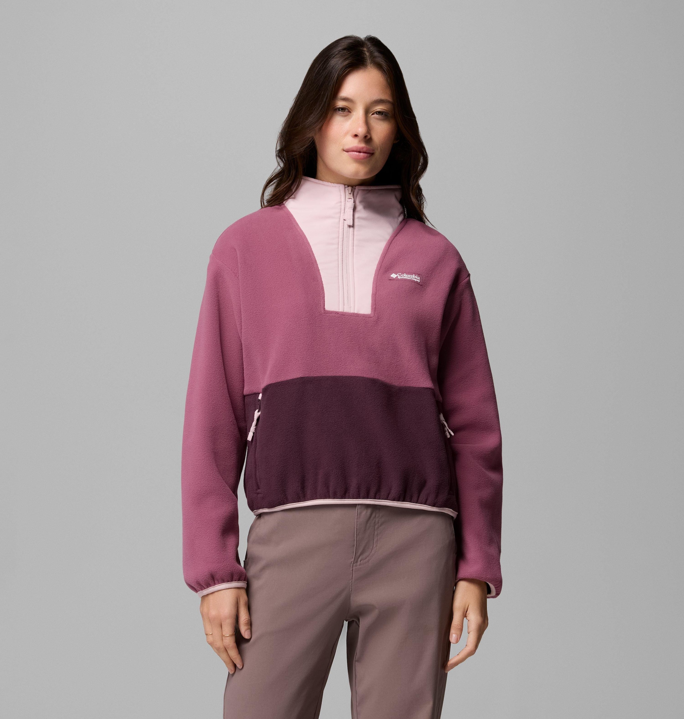 Columbia Fleecepullover »Sequoia Grove II Half Zip Fleece«, mit Half-Zip, windabweisend, wasserabweisend, atmungsaktiv, aus Fleece
