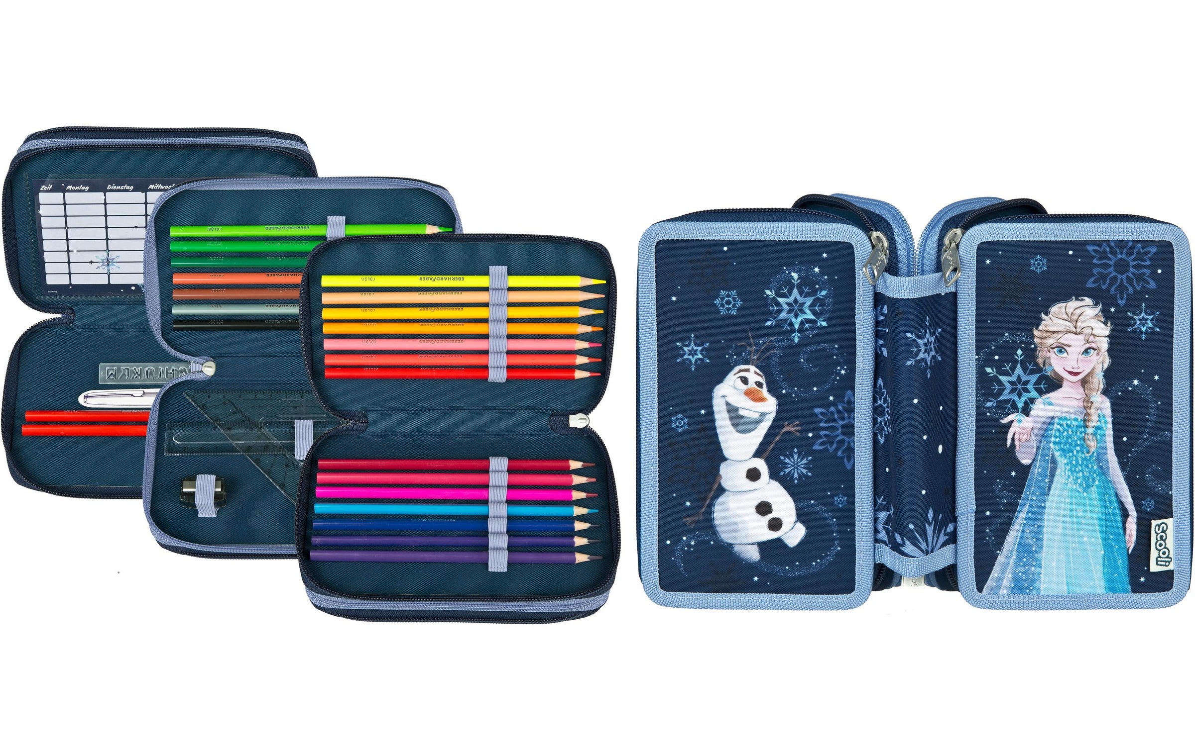 Scooli Trousse à crayons »Tripledecker«
