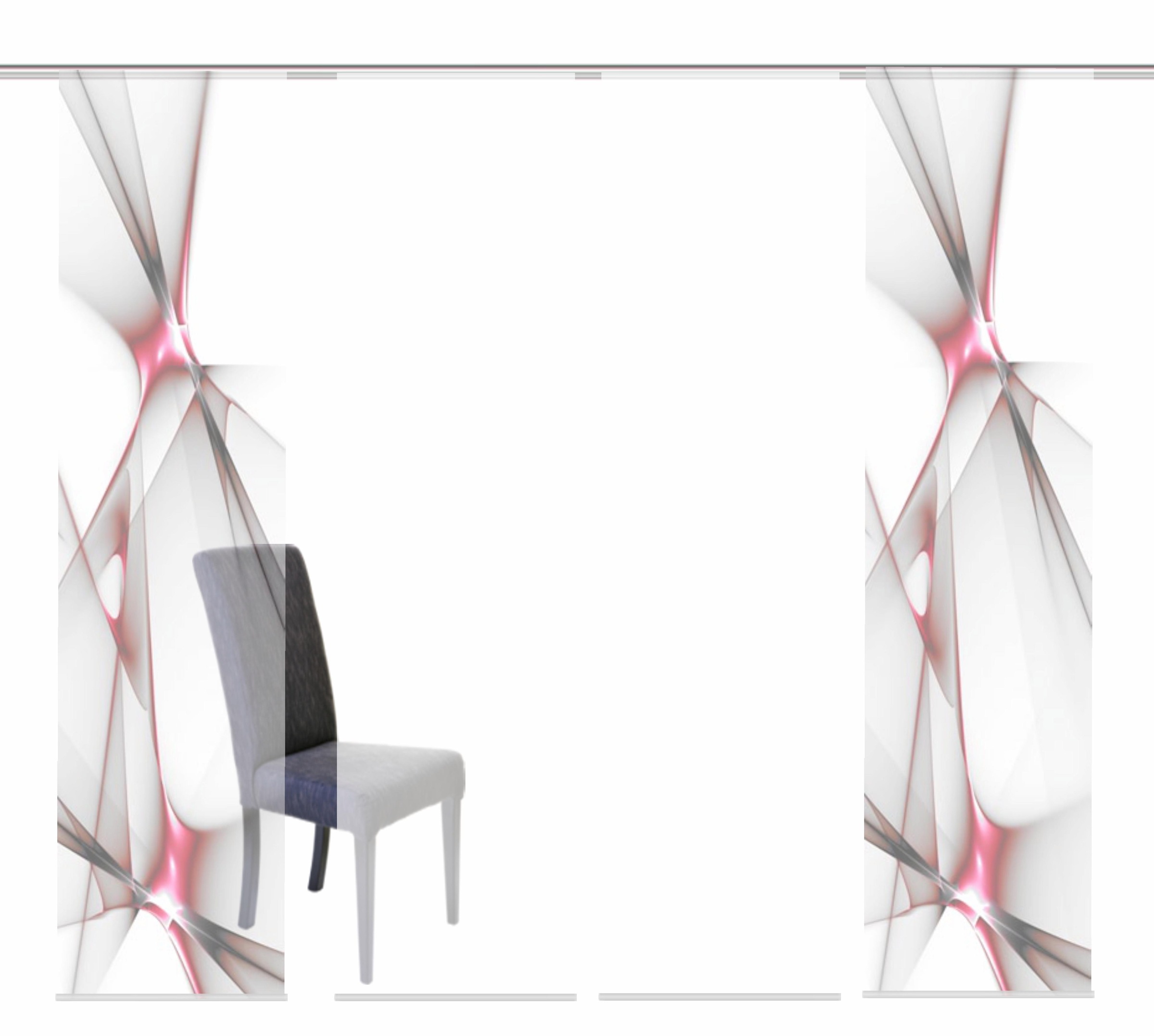 Image of HOME WOHNIDEEN Schiebegardine »KINGFIELD«, (4 St.), HxB: 245x60, inkl. Befestigungszubehör bei Ackermann Versand Schweiz