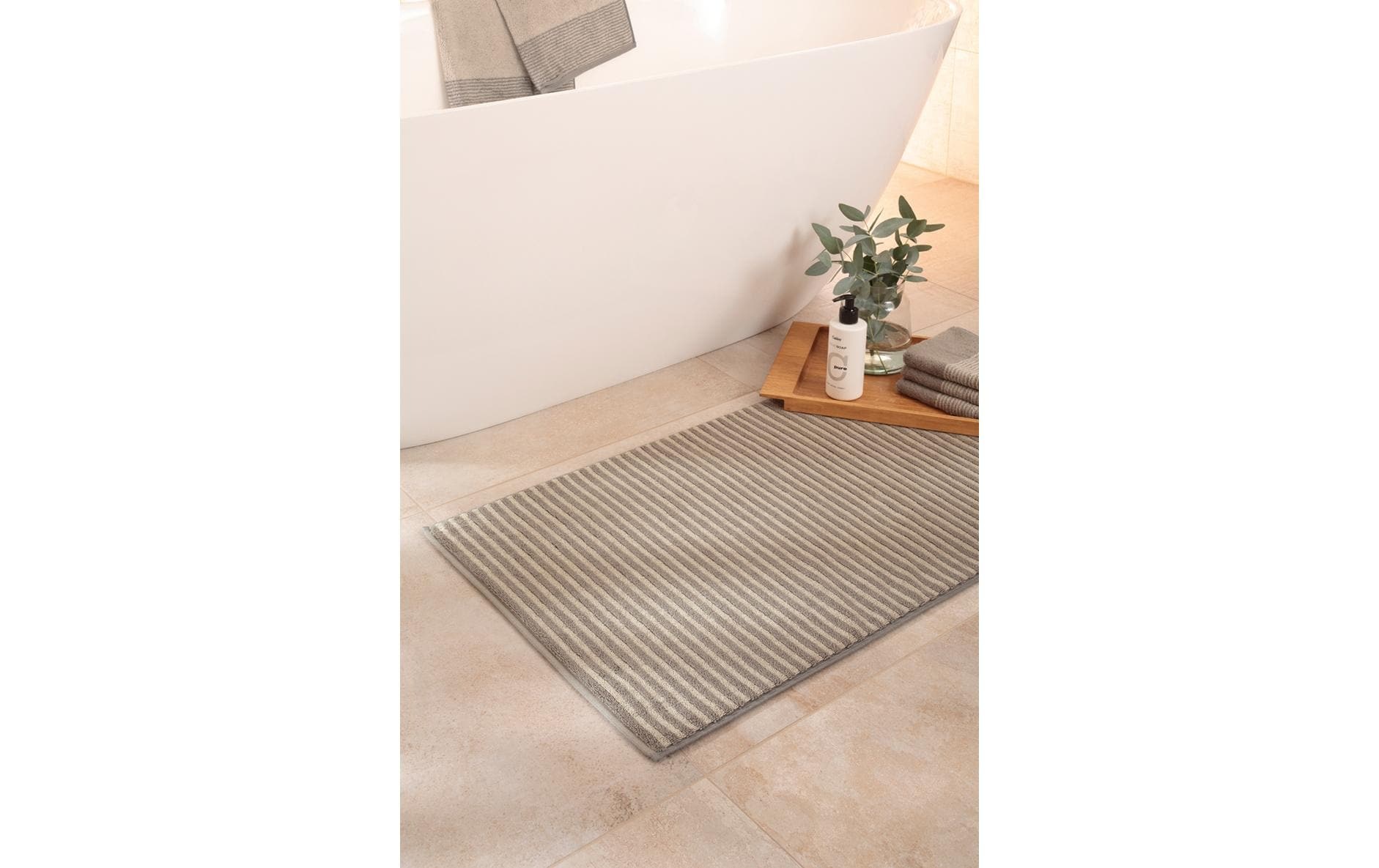 Cawö Badematte "Two-Tone" Hochwertige Badematte