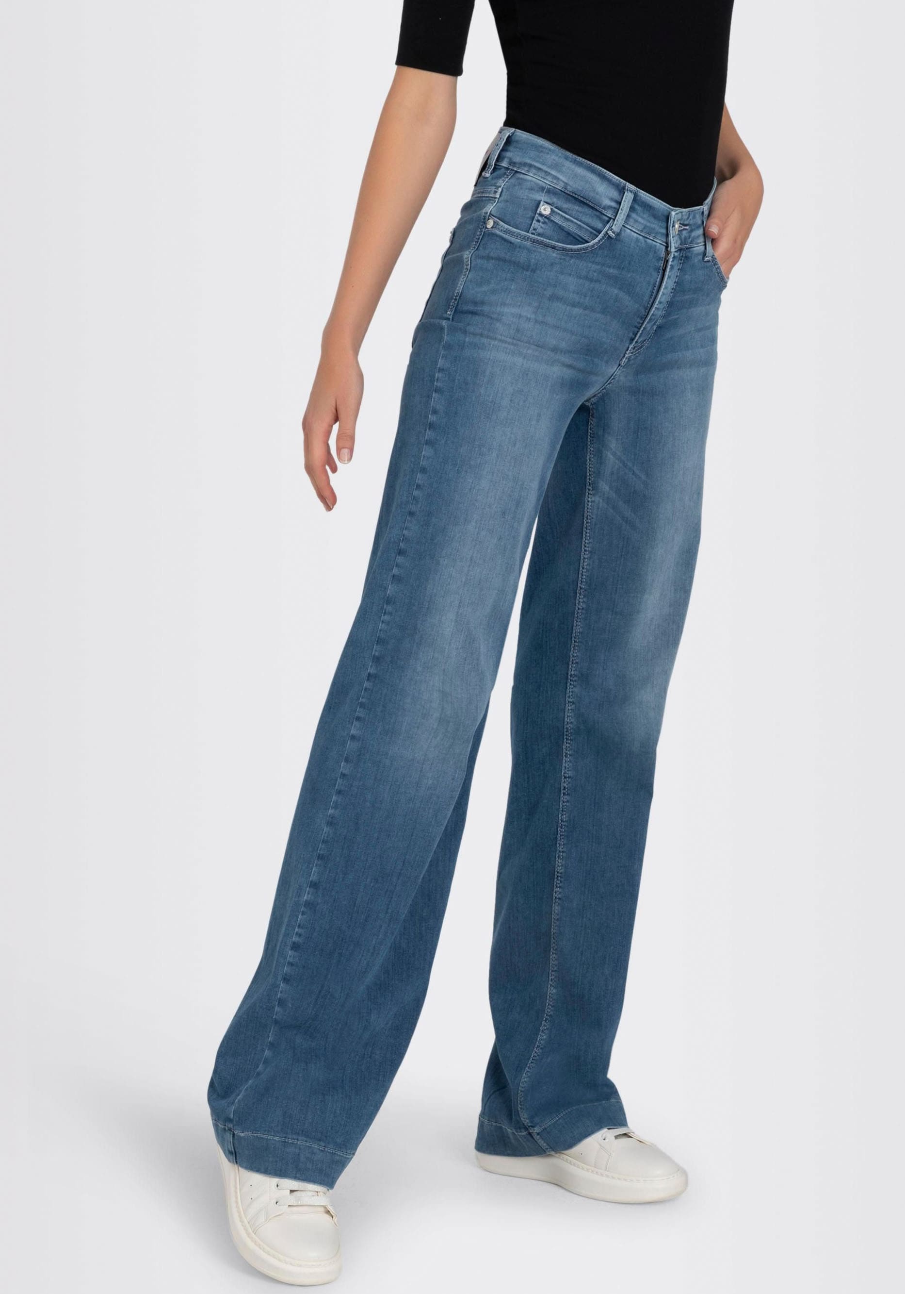 MAC Weite Jeans »DREAM WIDE«, mit weitem Bein - Stretch