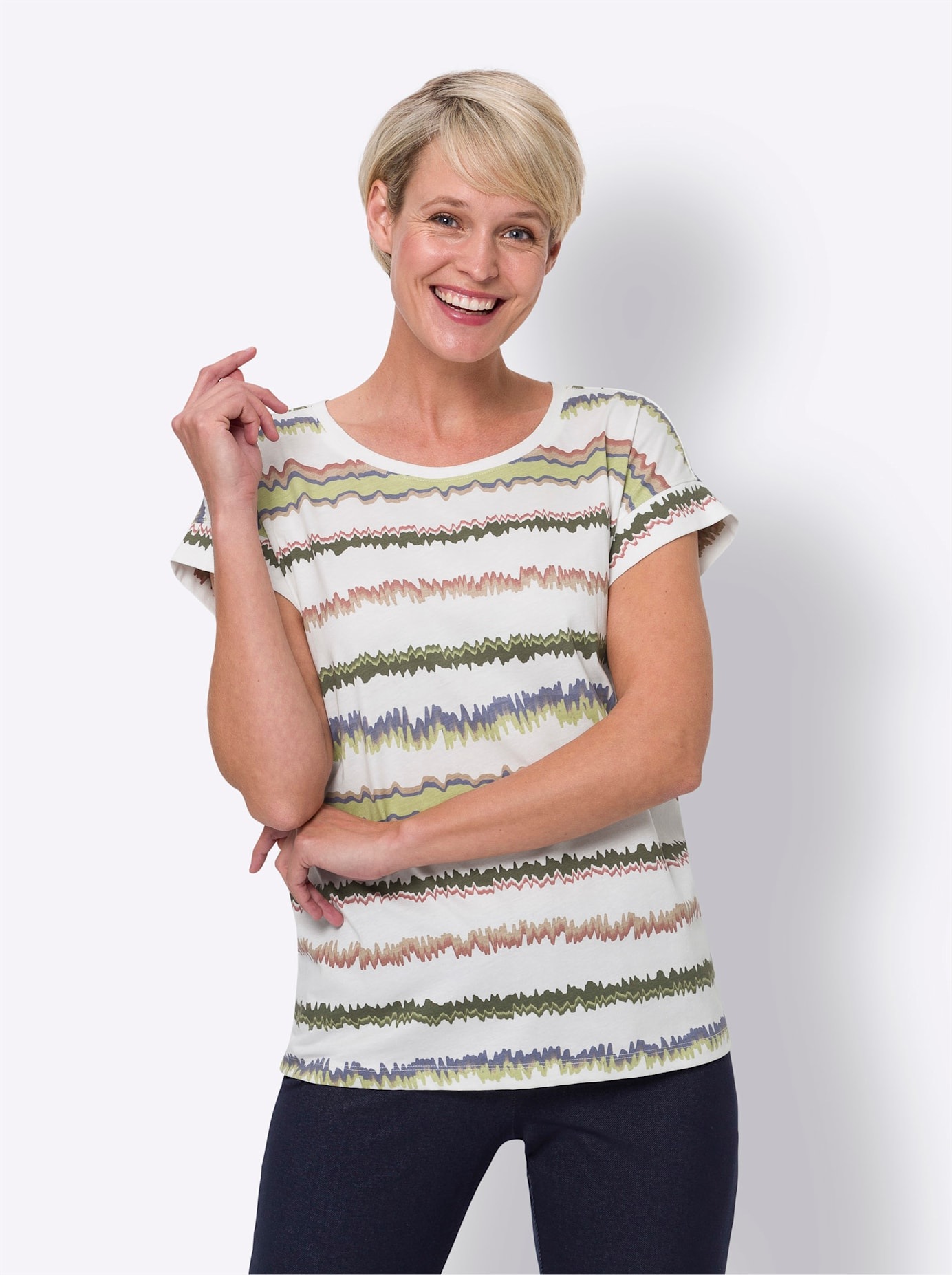 Classic Basics Rundhalsshirt »Rundhals-Shirt«, (1 tlg.)