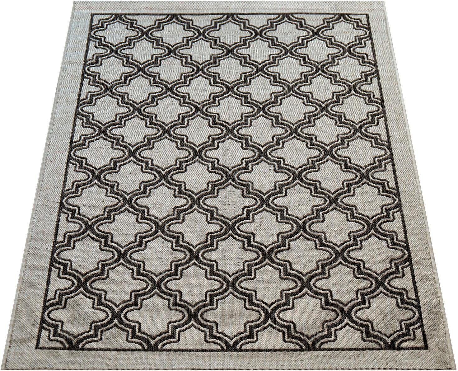 Image of Paco Home Teppich »Coco 209«, rechteckig, 4 mm Höhe, Flachgewebe, In- und Outdoor geeignet, Wohnzimmer bei Ackermann Versand Schweiz