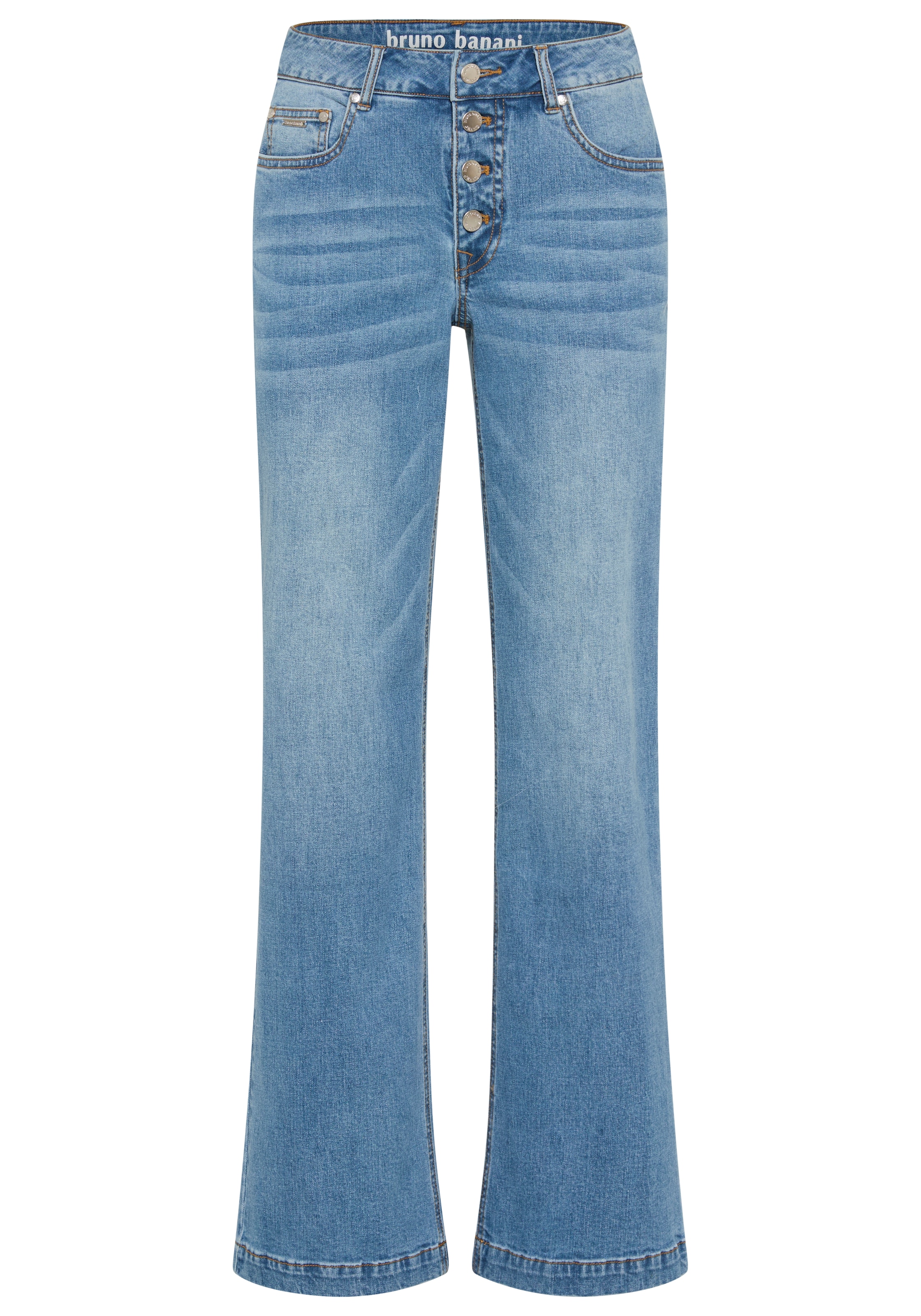 Bruno Banani Jeans large avec une part d'élasthanne, en matière coton