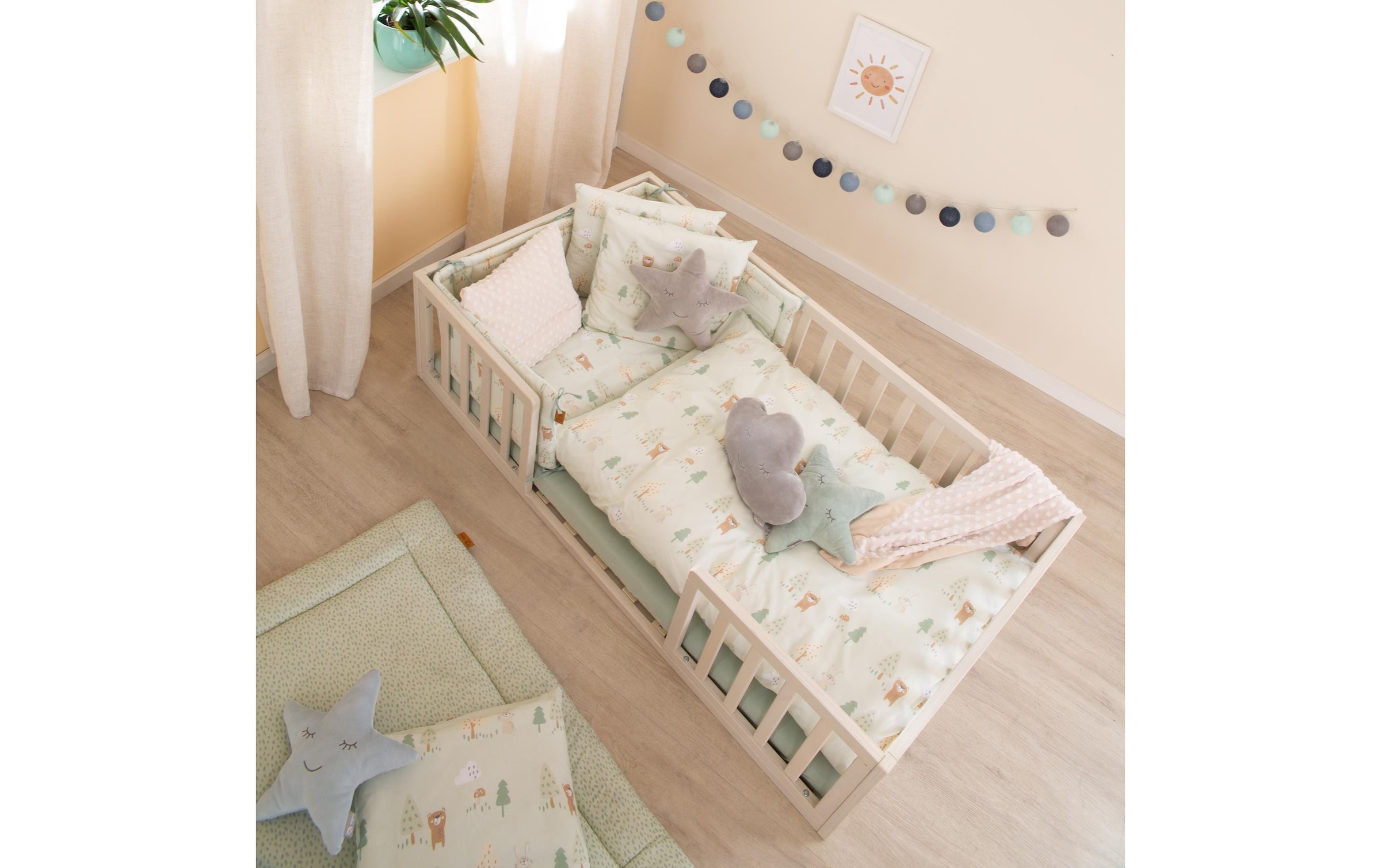 roba® Kinderbettwäsche »2-teilig 100 x 135 cm + 40 x 60 cm«