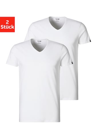 V-Shirt, (2er-Pack)