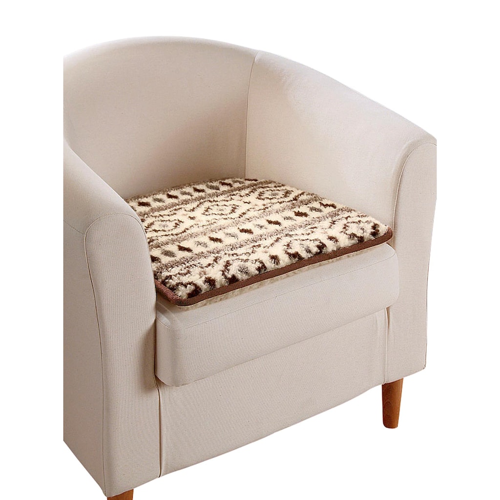 Sofa- und Sesselauflage aus reiner Schafschurwolle