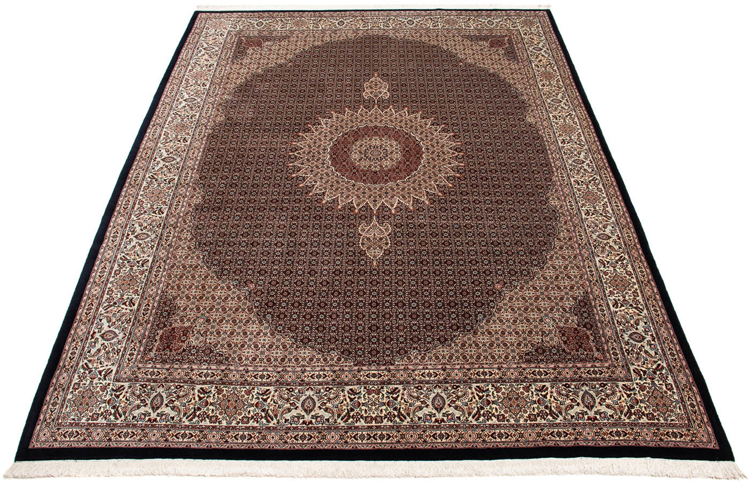 Image of morgenland Orientteppich »Perser - Classic - 385 x 298 cm - hellbraun«, rechteckig, 10 mm Höhe, Wohnzimmer, Handgeknüpft, Einzelstück mit Zertifikat bei Ackermann Versand Schweiz