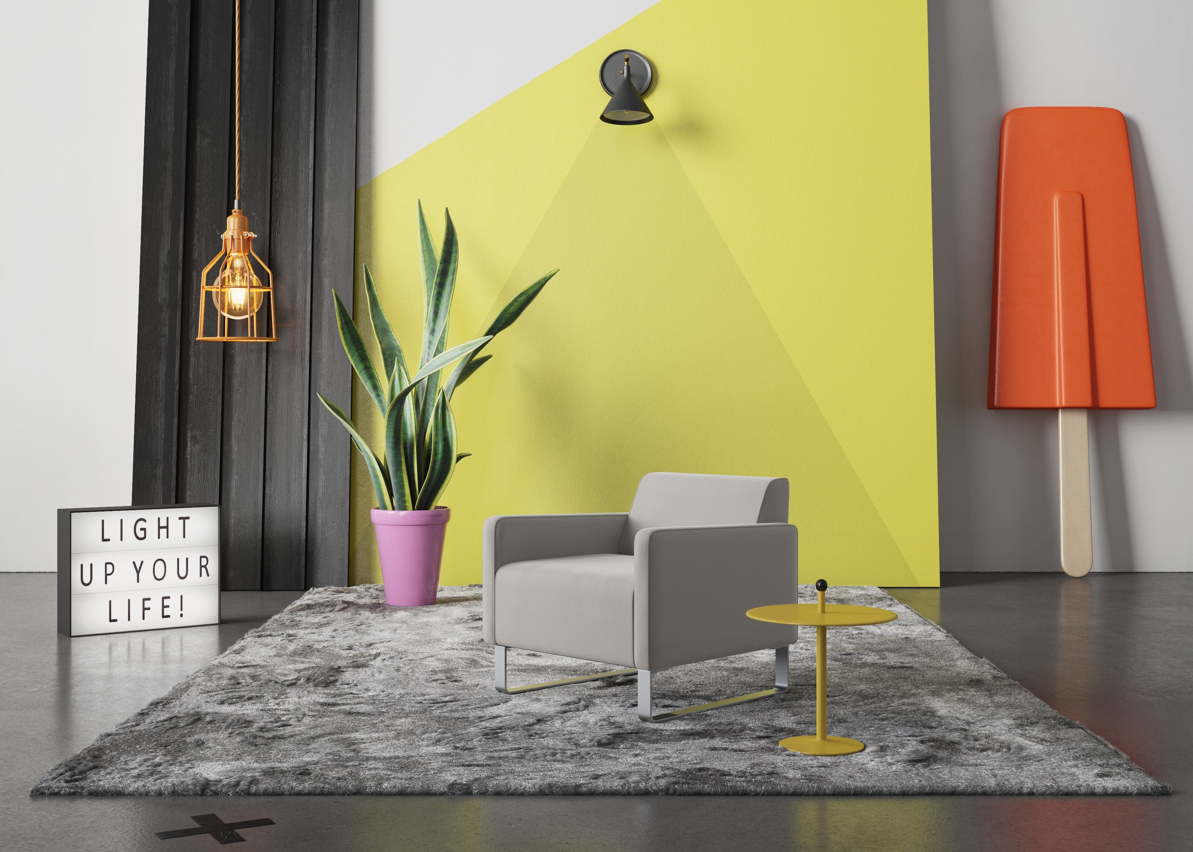 machalke® Sessel »single«, mit Metallkufen