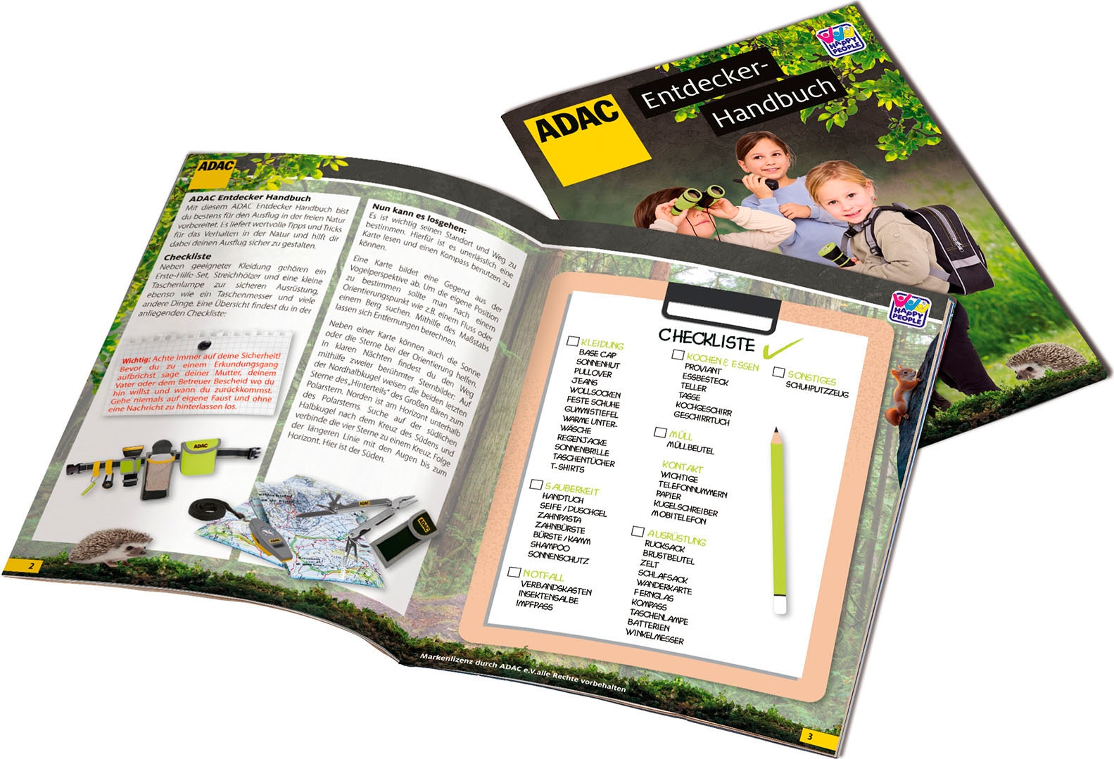 Happy People Set créatif »ADAC Metalldetektor« mit Lichteffekt