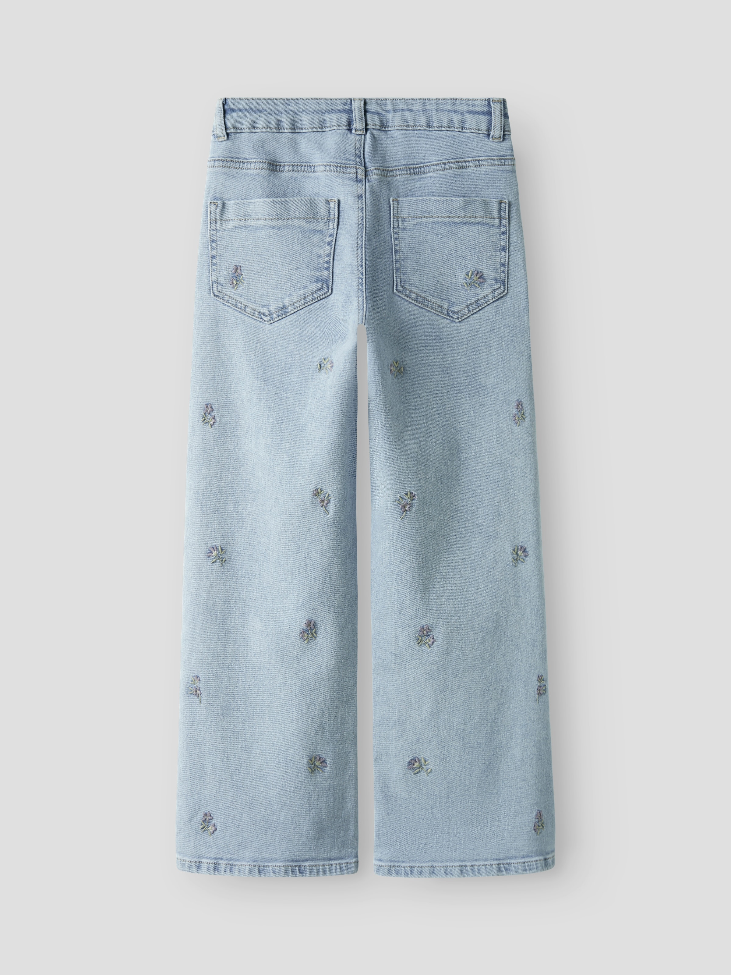 Name It Jeans large »NKFROSE WIDE EMB JEANS 2010-FR NOOS« allover bestickt