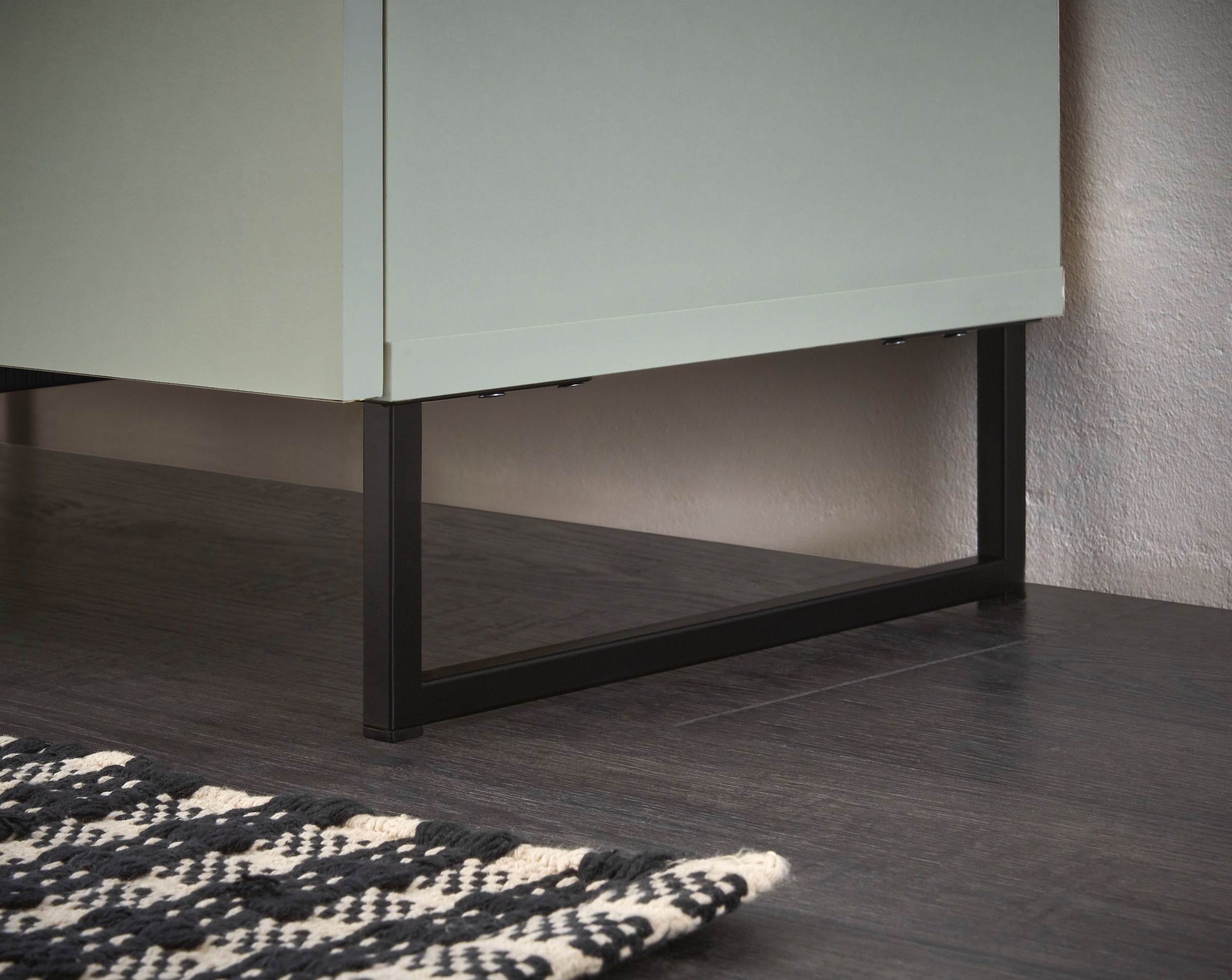 BASIC by Balculina Armoire intermédiaire »Palermo, BxHxT 60x119x35 cm« 1 cuis tlg. Largeur 60 cm, softclose, pieds en métal