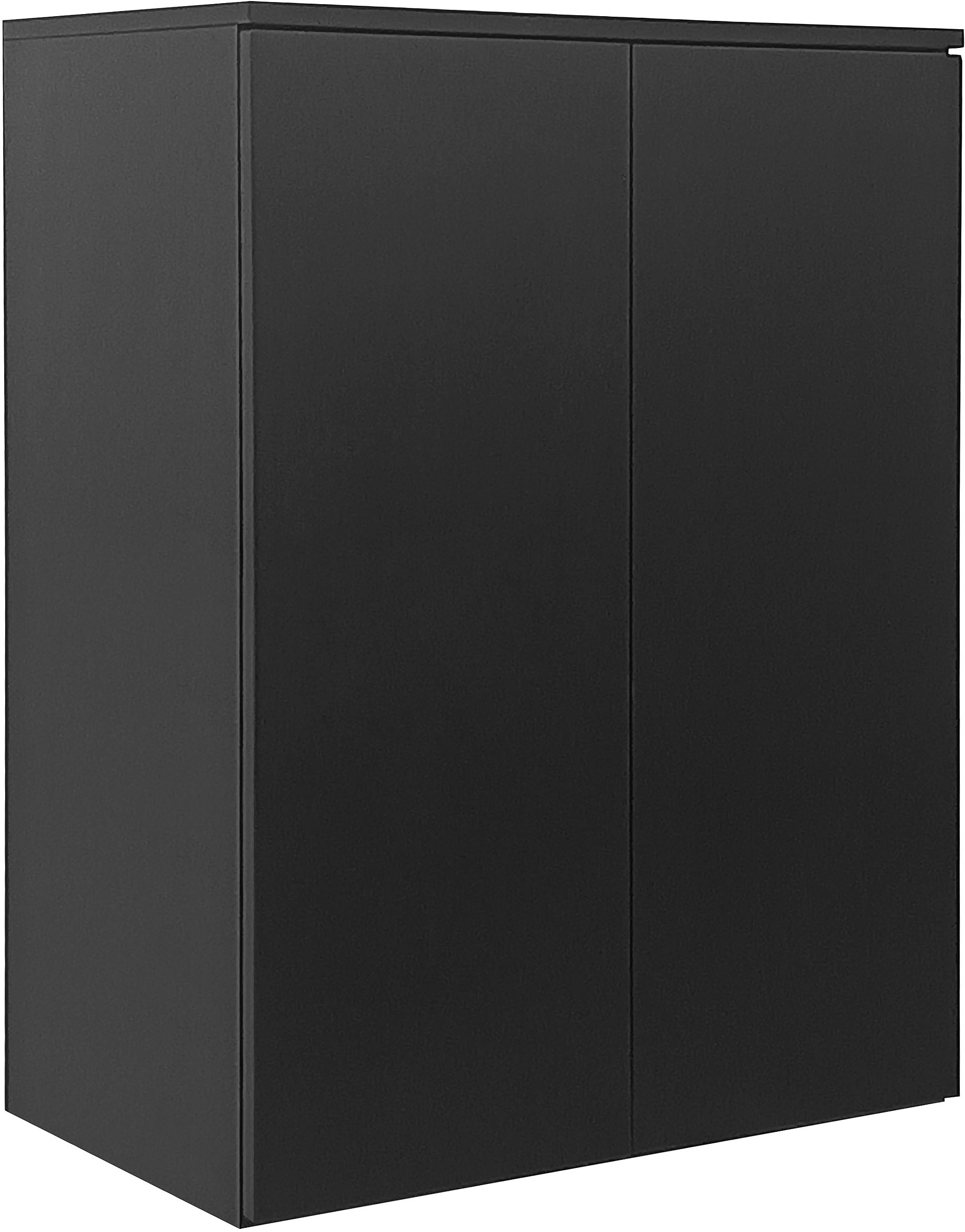 Image of GOODproduct Aktenschrank "Jarvie" Mehrzweckschrank, Push-to-open, 2 Fächer, 60x80 cm