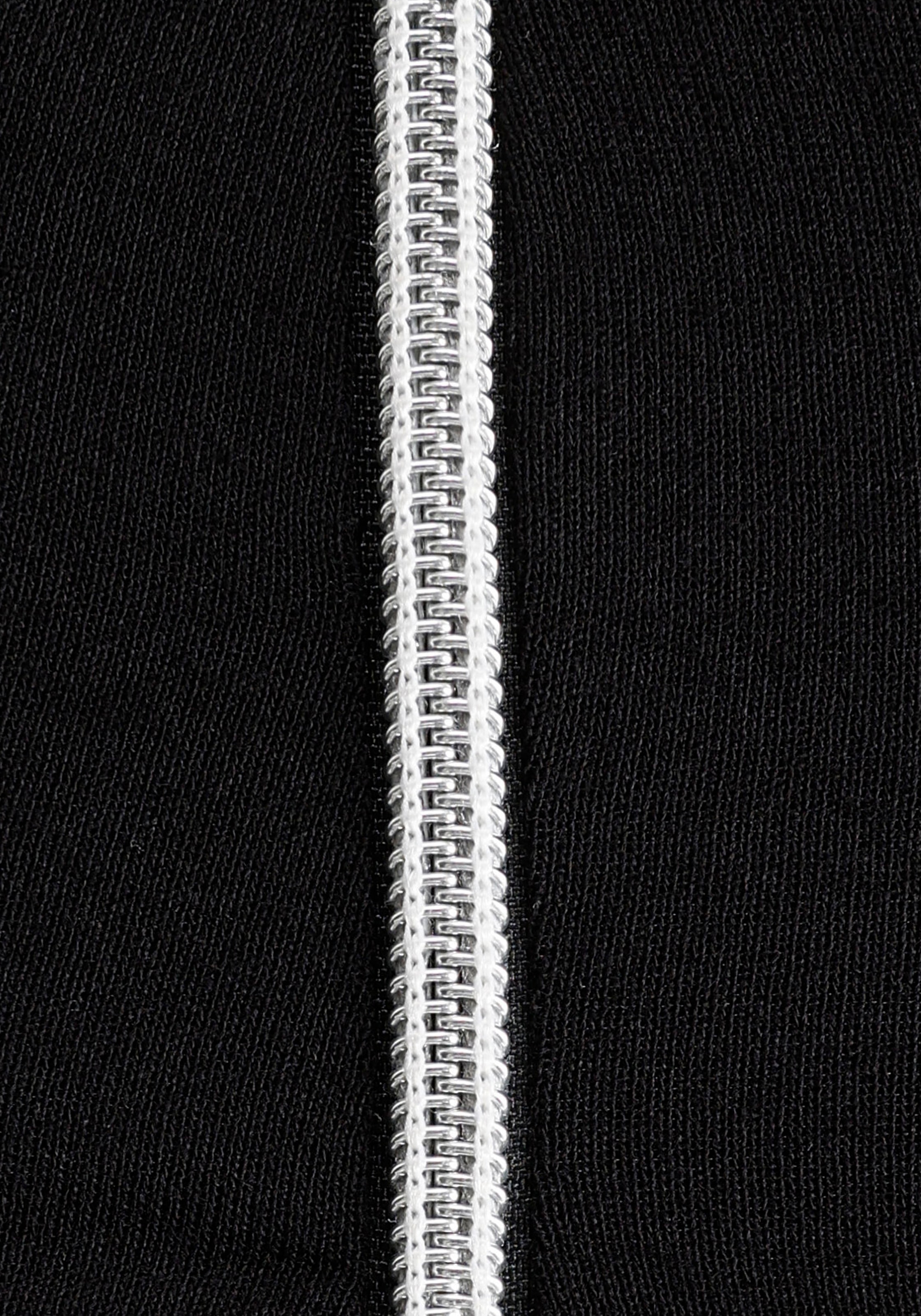 Melrose 3/4-Arm-Shirt, mit Schlitzen und Zierreissverschluss