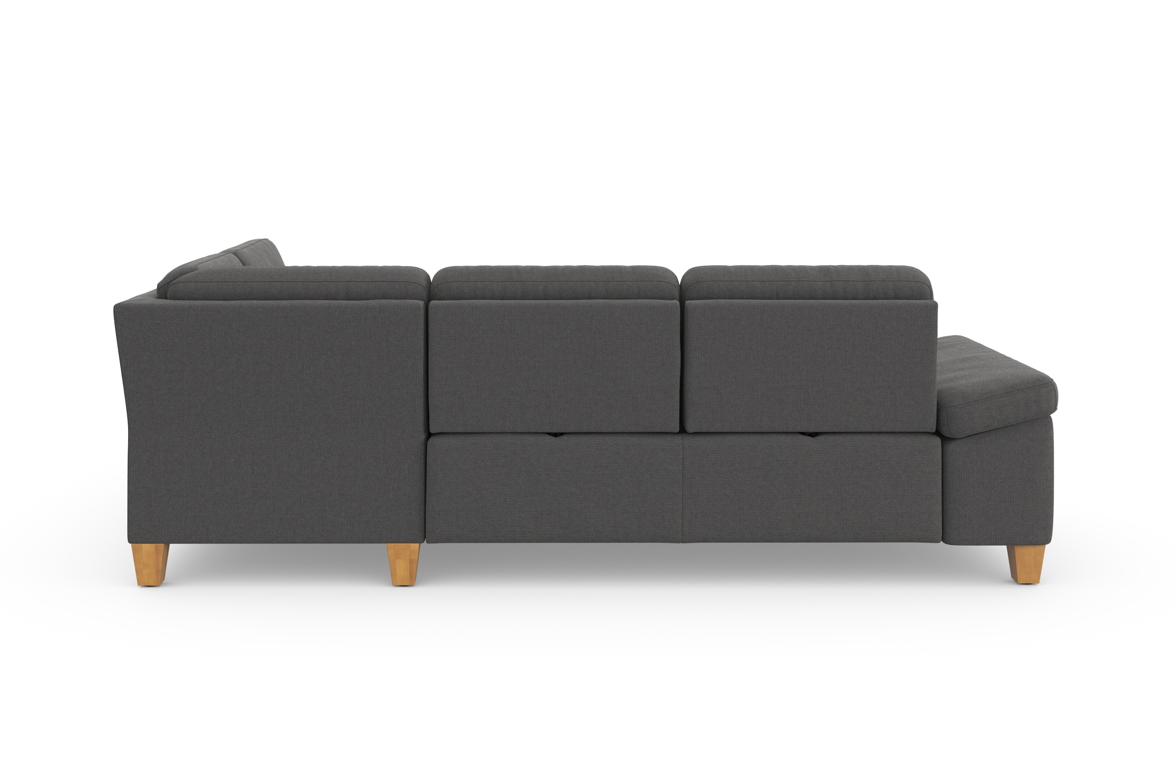 sit&more Ecksofa »Westham L-Form«, mit Ottomane, mit oder ohne Bettfunktion, Bettkasten, Verstellung