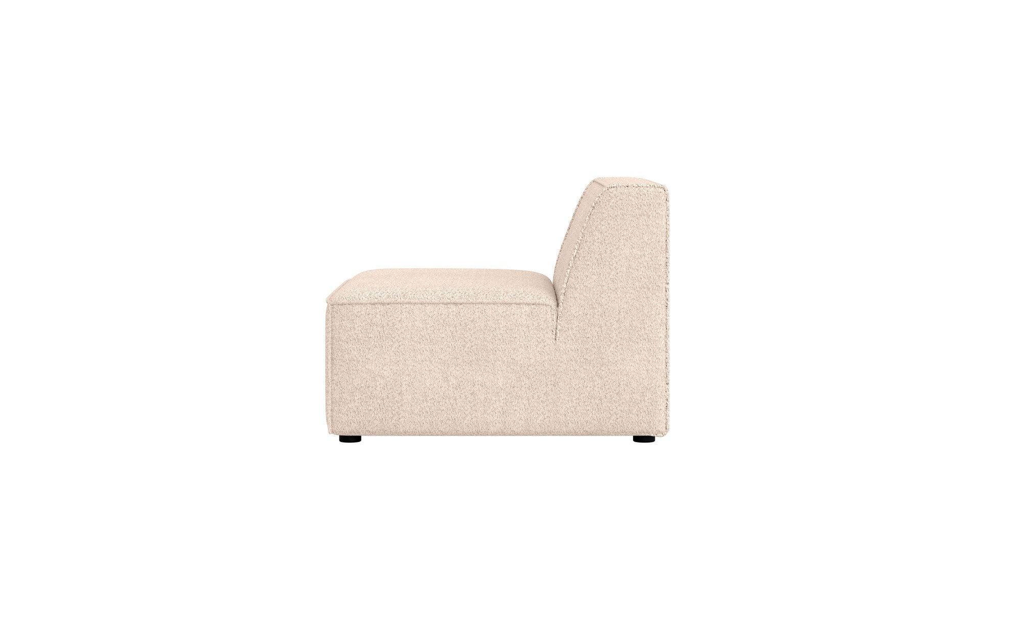INOSIGN Sessel »Bequemer Sessel Cavan, Masse B/T/H: 90/90/72 cm«, ohne Armlehne, mit Wellenunterfederung, auch in Bouclé
