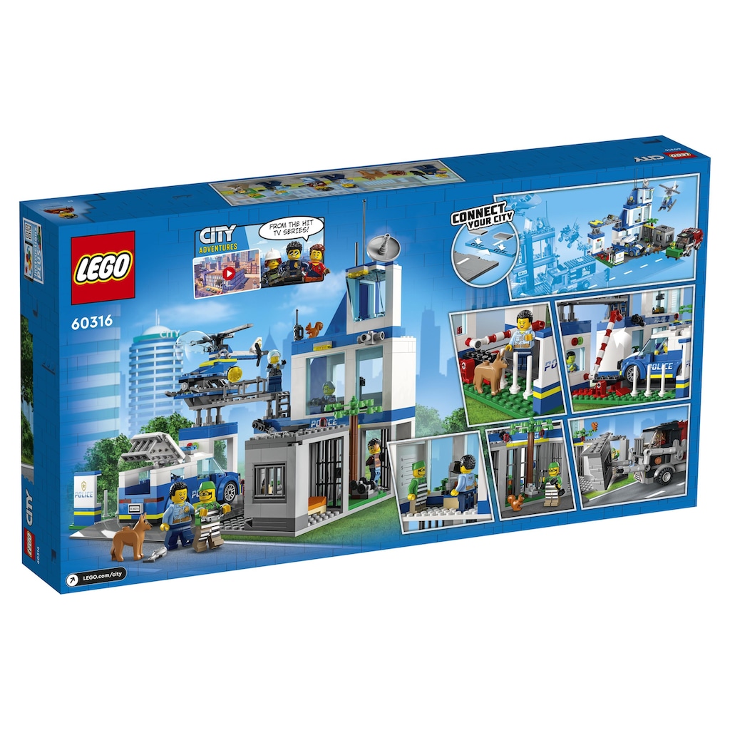LEGO® Spielbausteine »Polizeistation 60316«, (668 St.)