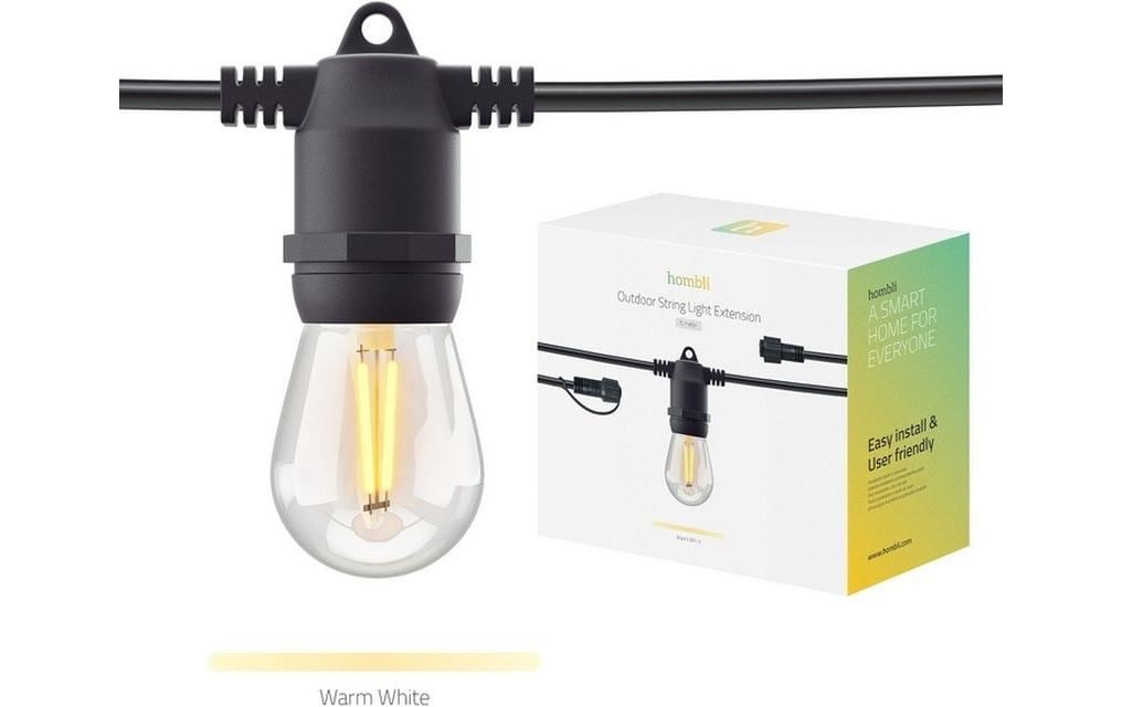 Image of Hombli LED Gartenleuchte "String Light 5m Verlängerung" Warmweiss