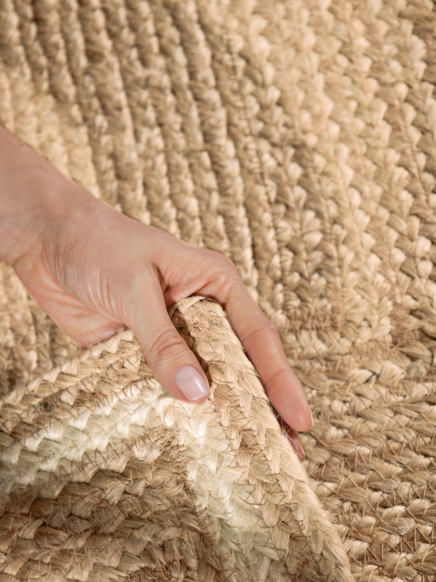 HANSE Home Tapis »Looma Juteteppich« Rectangulaire 7 mm Höhe Handgewebt, Jute Naturteppich, Boho, Wohnzimmer, Schlafzimmer