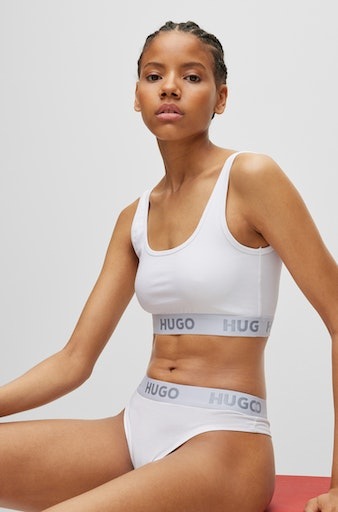 HUGO Underwear T-String »THONG SPORTY LOGO«, mit elastischem Bund