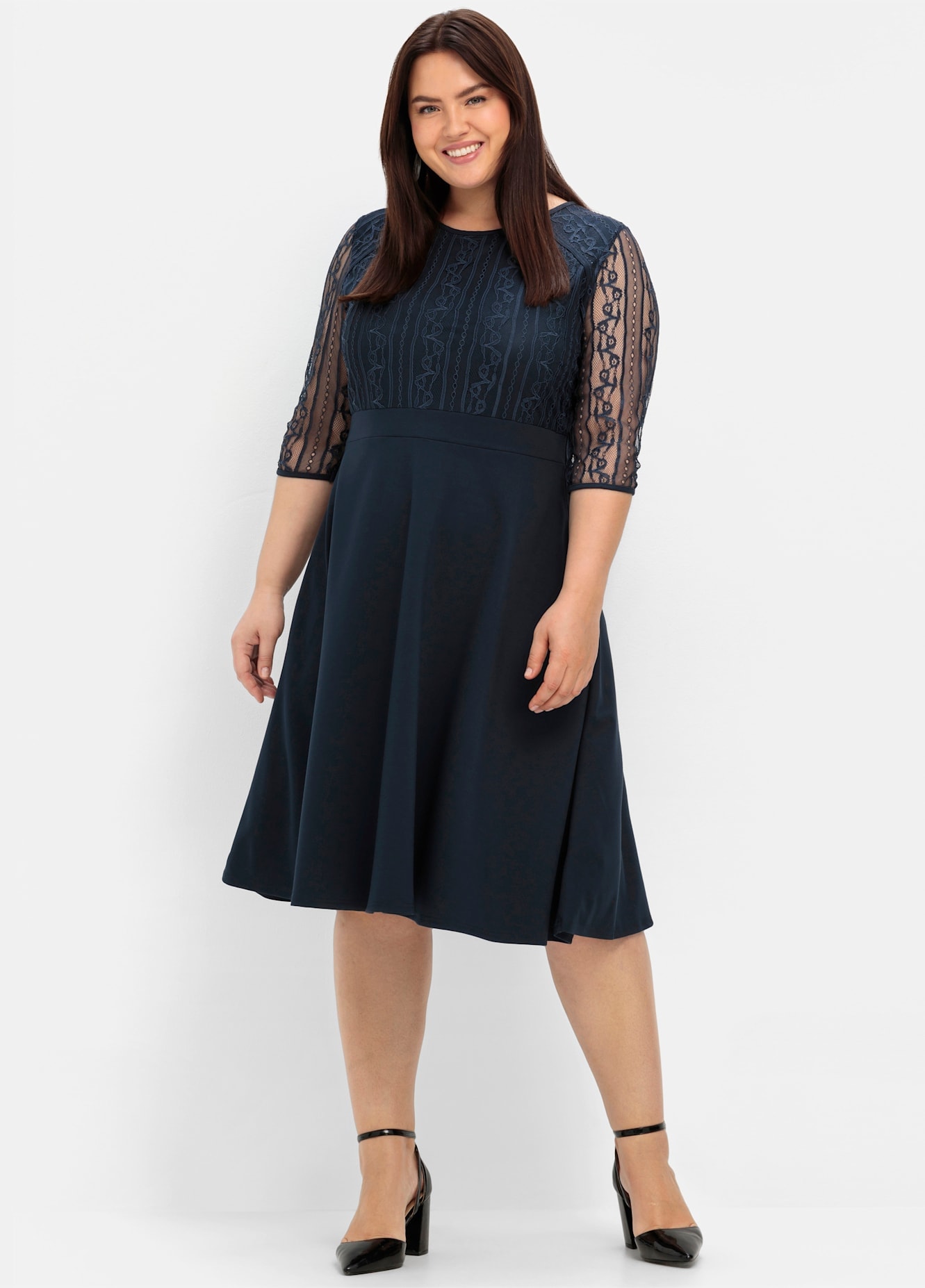 Image of Sheego Cocktailkleid "Abendkleid"